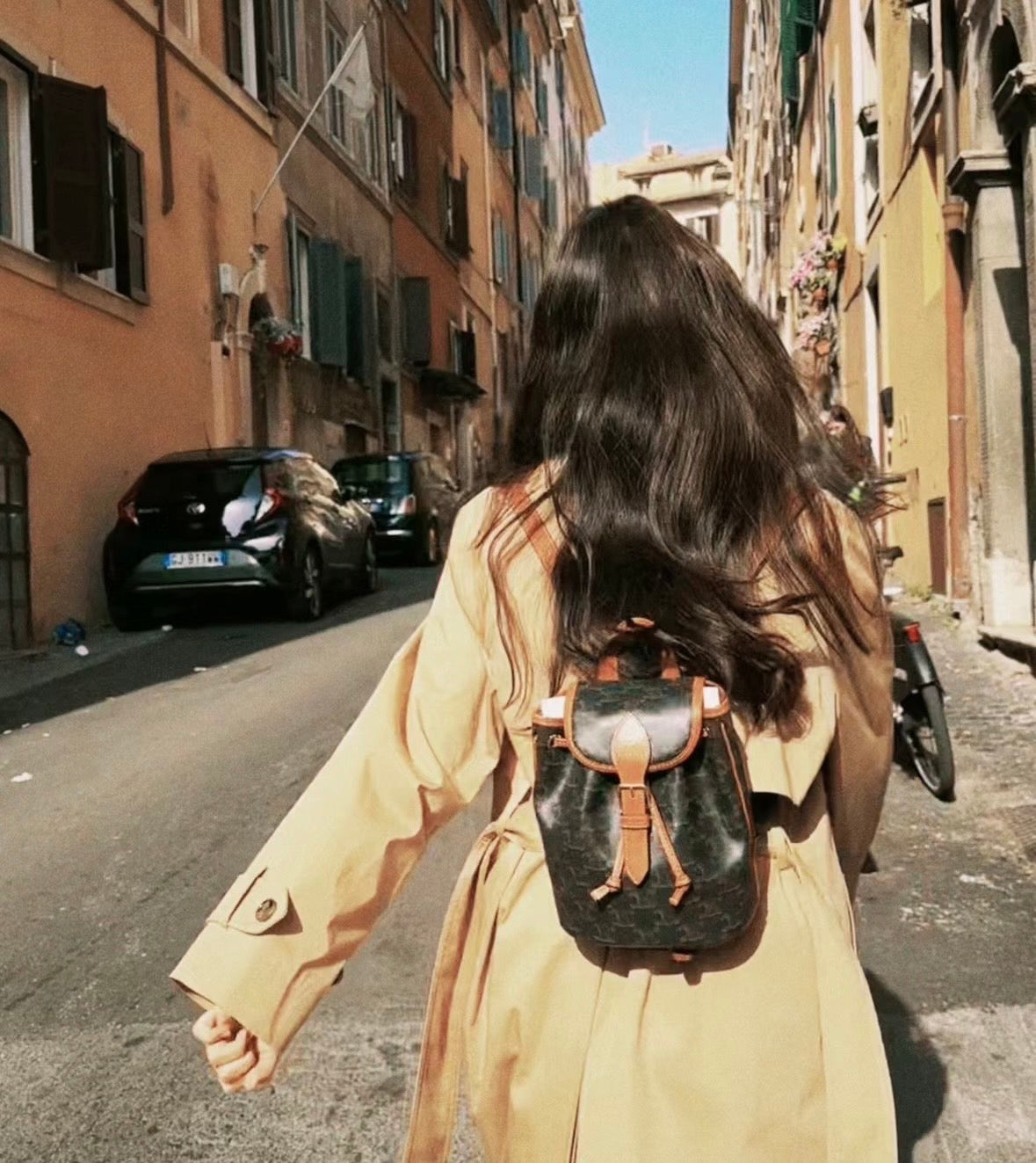 Celine▪️Backpack Folco Mini 迷你老花後背包/1450E1550 🉐56800🇪🇺