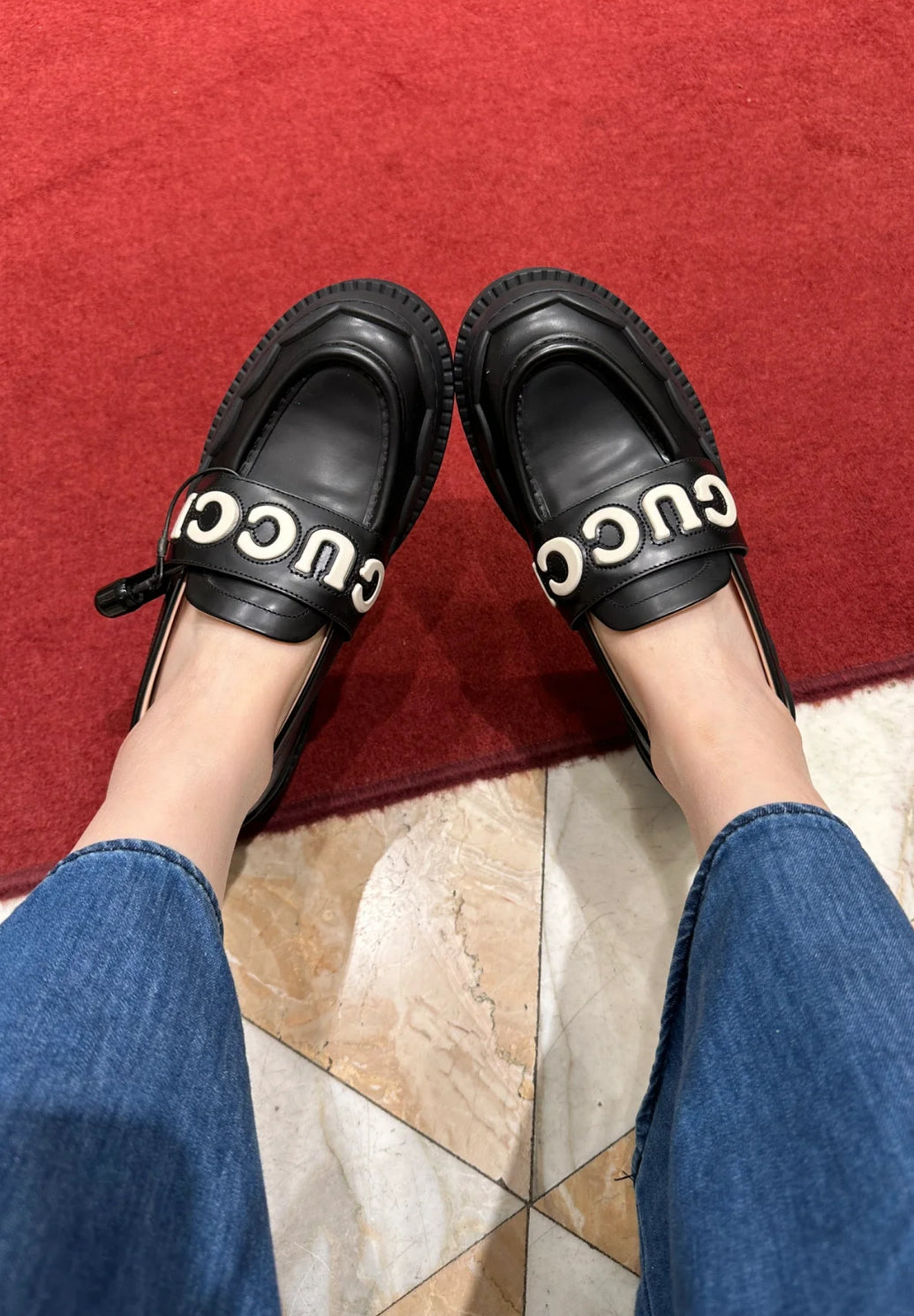 @Gucci Ornella 女款樂福鞋/840P420 🔔限時折🉐19700