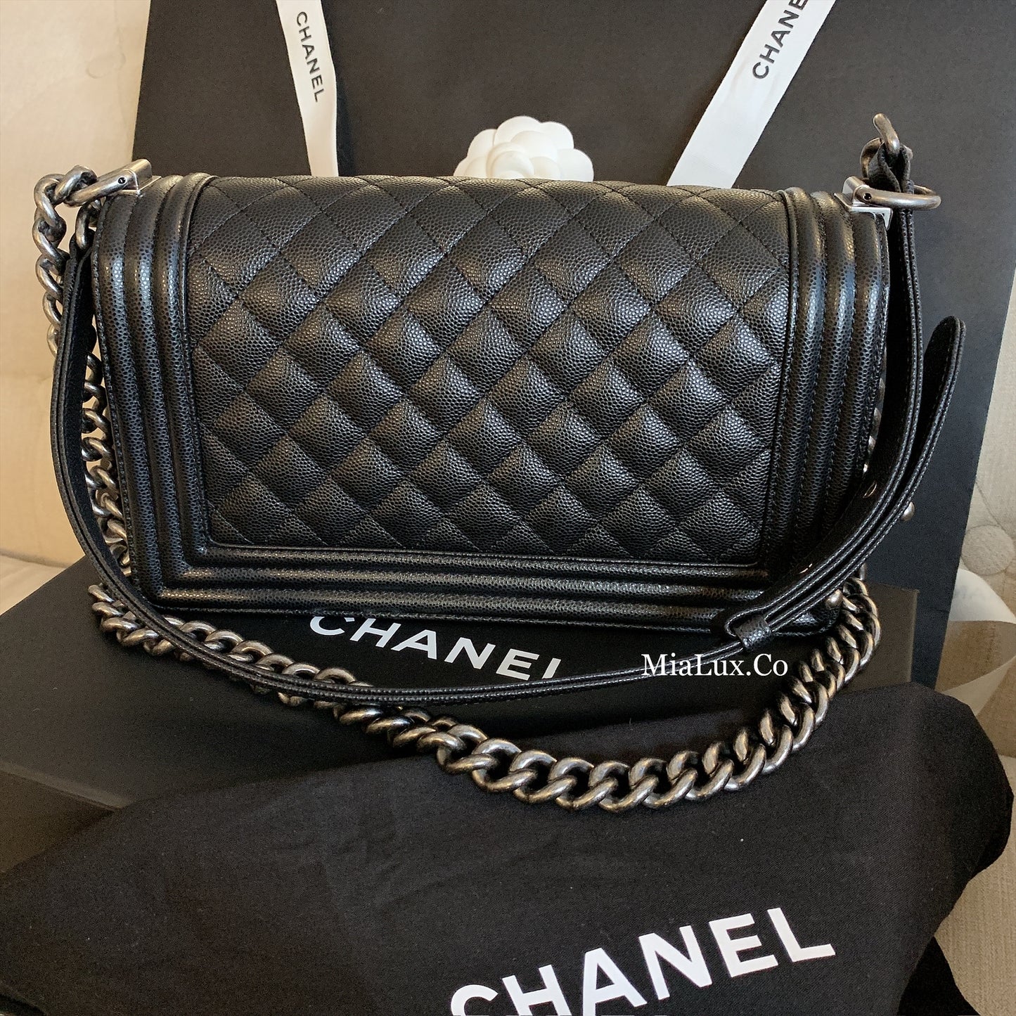 CHANEL BOY M 中款BOY包/5800🉐229980🏷️