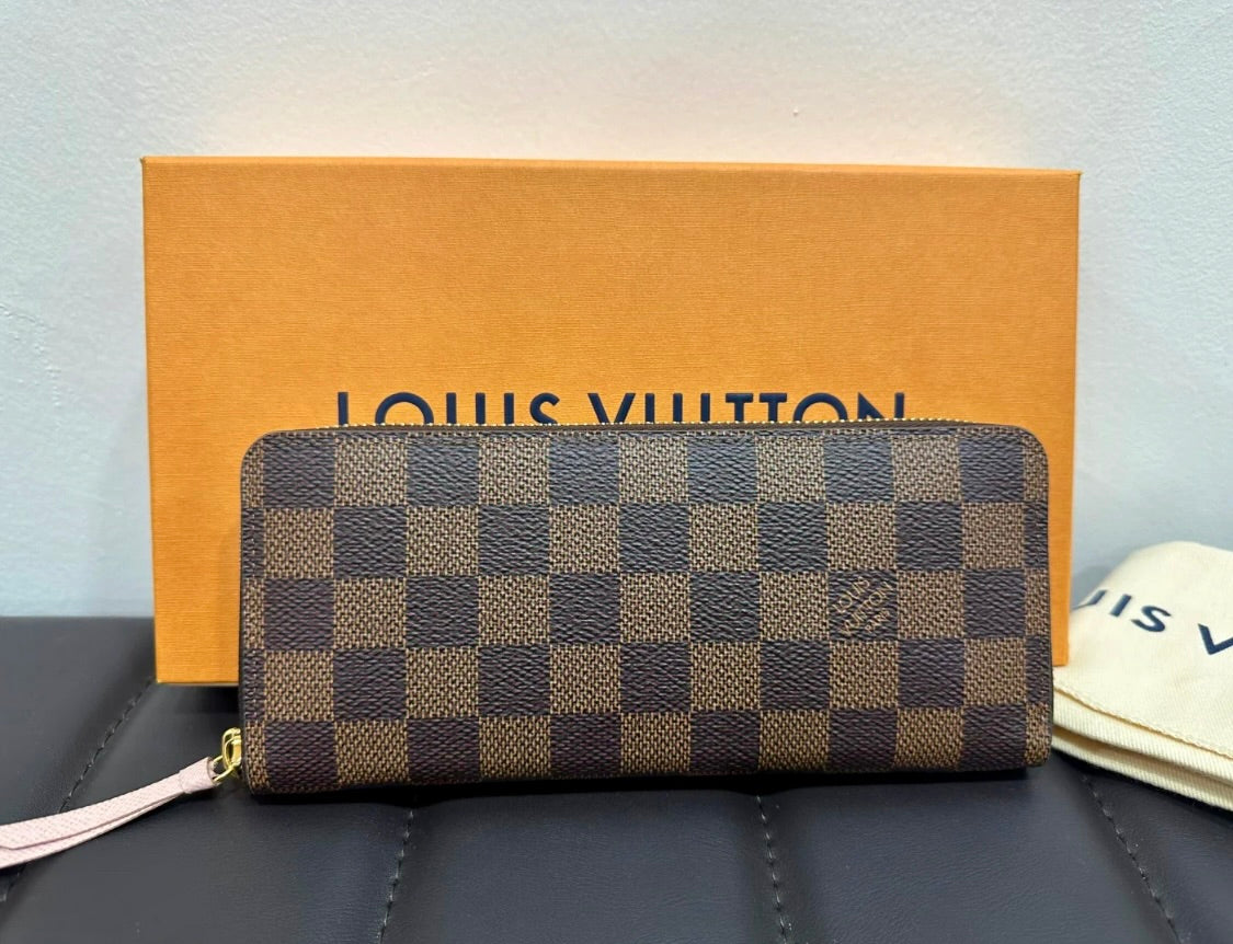 LV Clémence 棋盤拉鍊長夾/440✨🉐19480