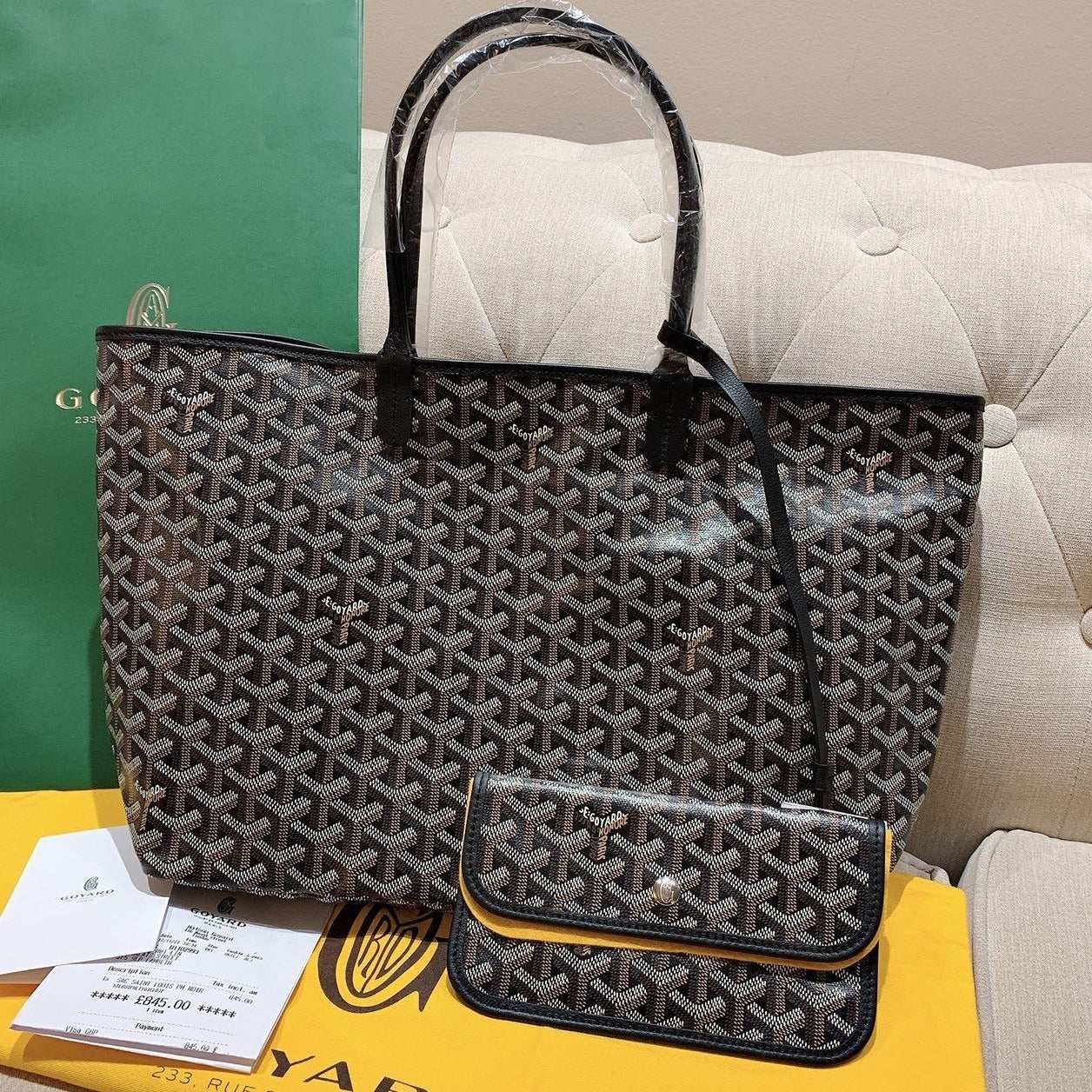 Goyard Saint Louis PM 經典托特包/1270E1450 🍀🉐58150🇬🇧