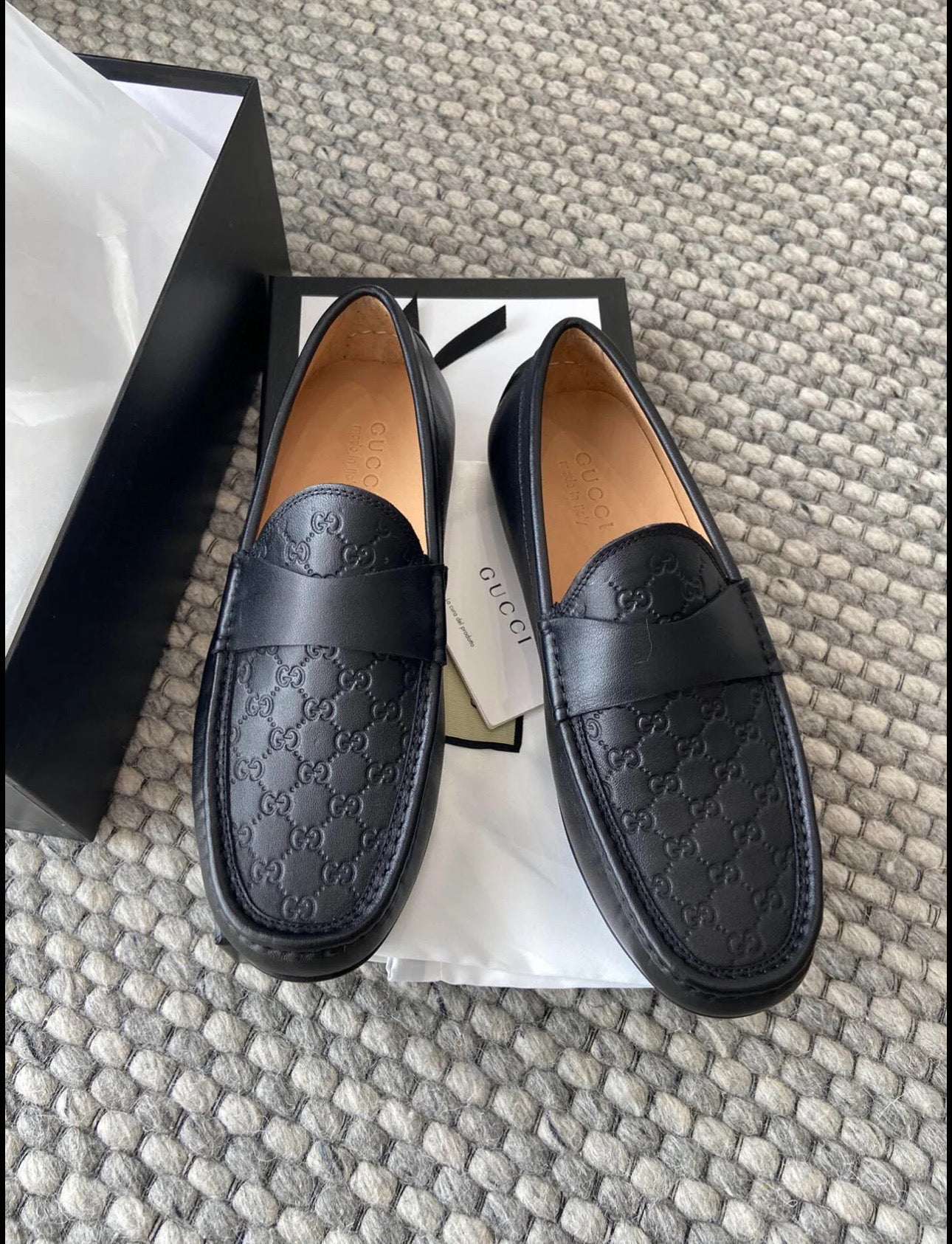 @Gucci Toa 男生款壓紋鞋/480P215 🔔限時折🉐11000
