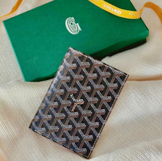 *現貨*Goyard Grenelle Passport Holder 黑棕護照夾 特價✨🉐26800