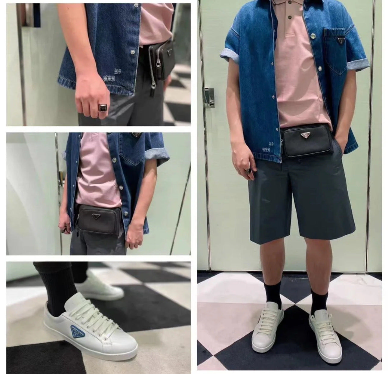 @Prada Trainer 男女款三角標鞋/650P330 🔔限時折🉐15850