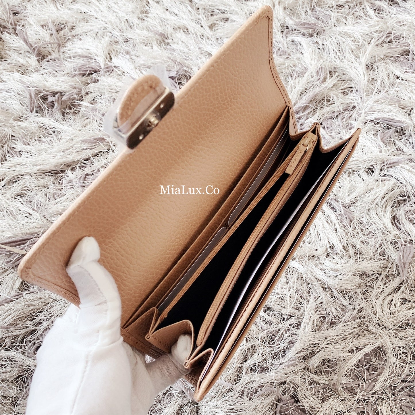 *@Gucci▪️Interlocking 雙G銀扣翻蓋長夾/P270 🔔限時折🉐13150