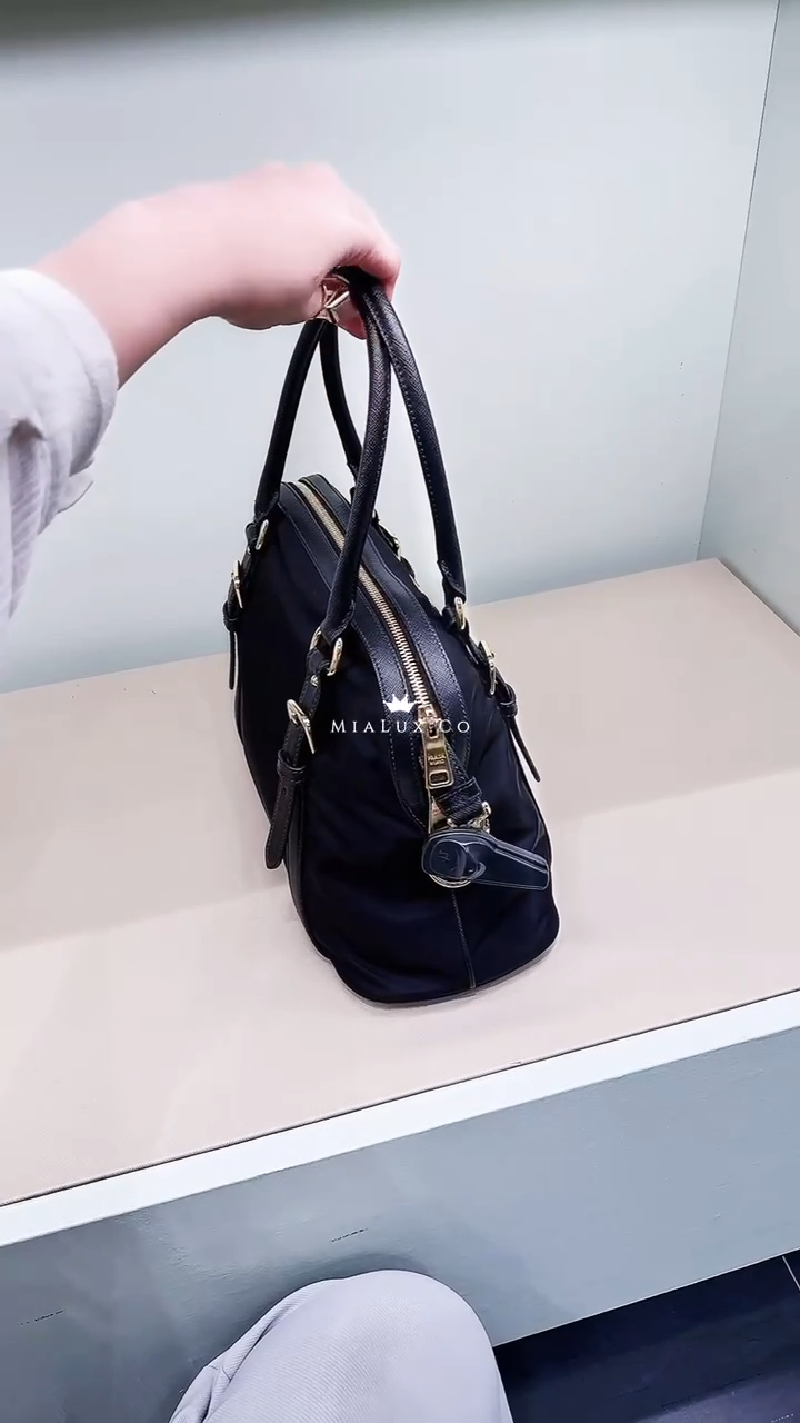 @Prada►Saffian 尼龍腰帶元素包/P910