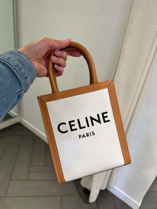 @Celine Mini Cabas Vertical 迷你款托特包/1100P572🔥折上九折🉐23970