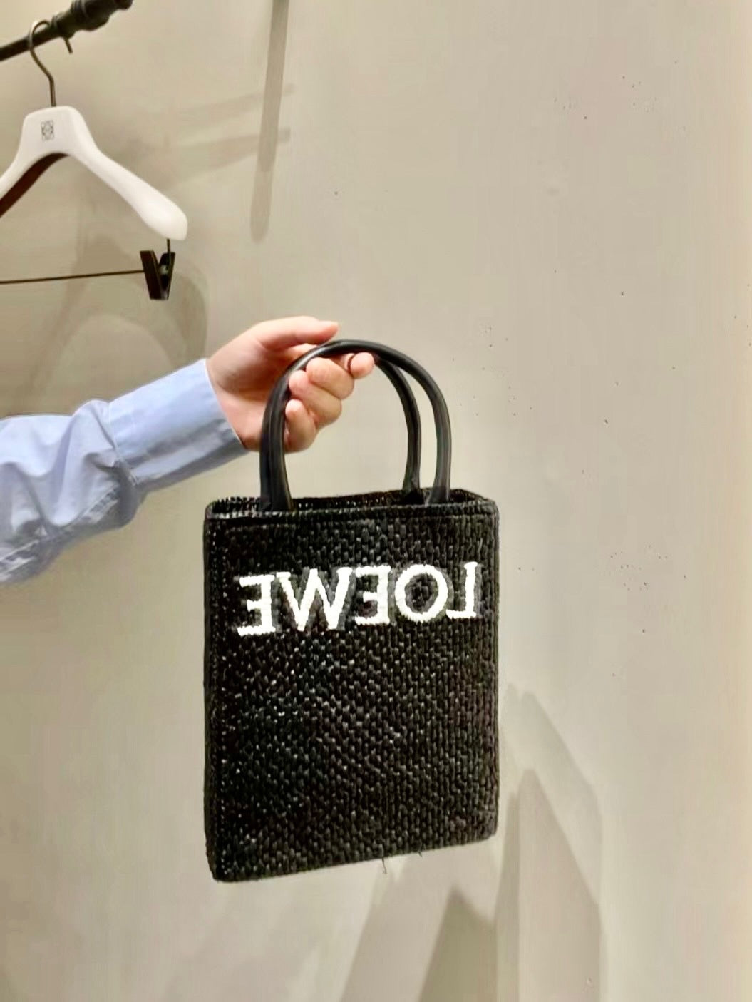 Loewe Raffia Tote Mini A5拉菲草托特包/875