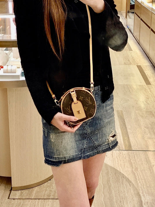 LV Mini Boîte Chapeau 迷你圓餅包/1770✨🉐75340