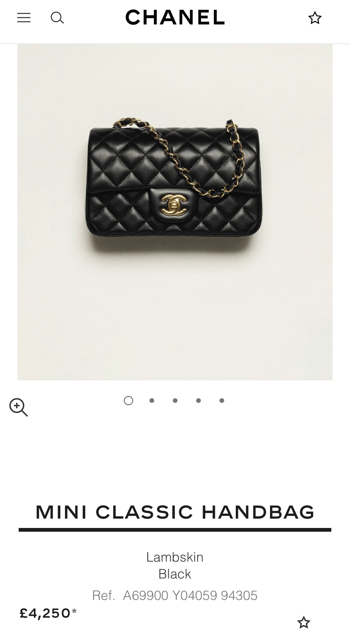 Chanel MINI CLASSIC HANDBAG CF大MINI鏈包/4250 🉐169800🏷️
