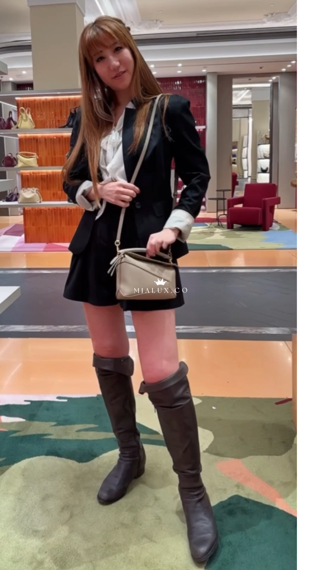 Loewe▪️Puzzle Bag S 小款軟粒面牛皮拼圖包/2550