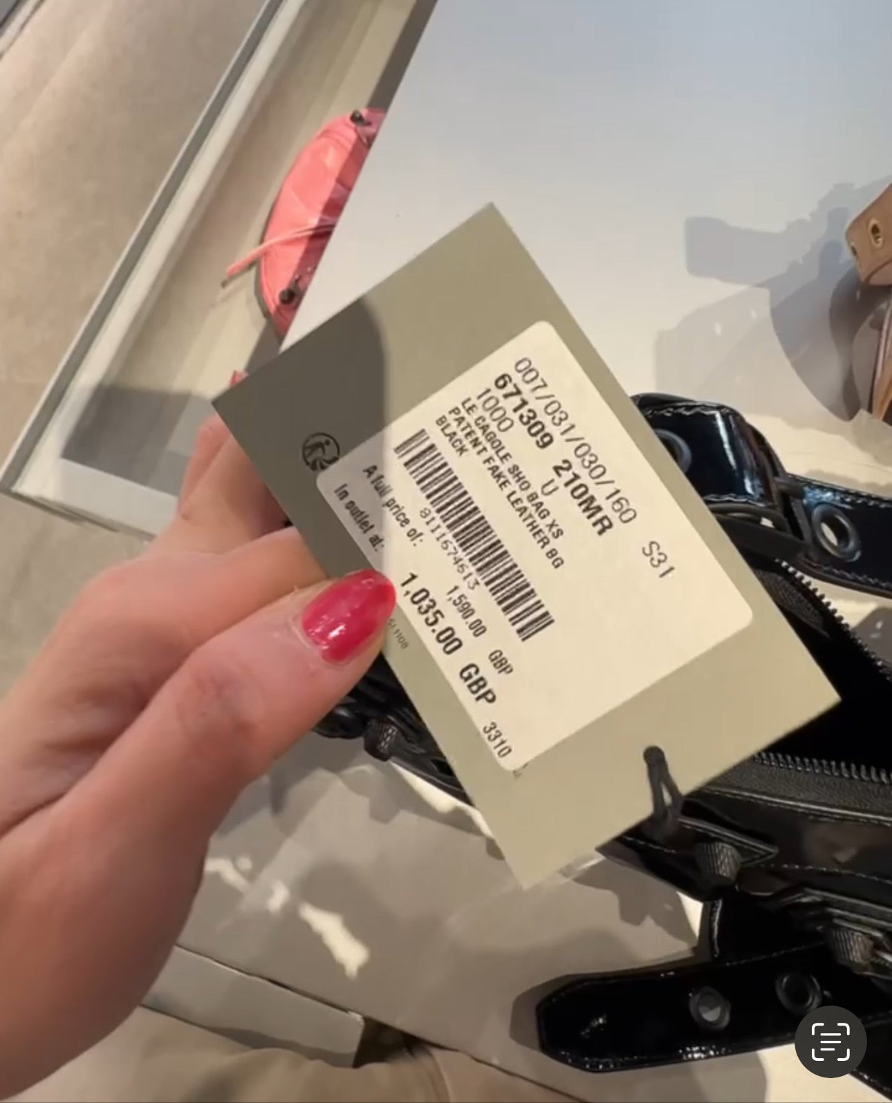 @Balenciaga▪️Cagole XS 亮皮半月機車包/P1035🔔限時折🉐47380