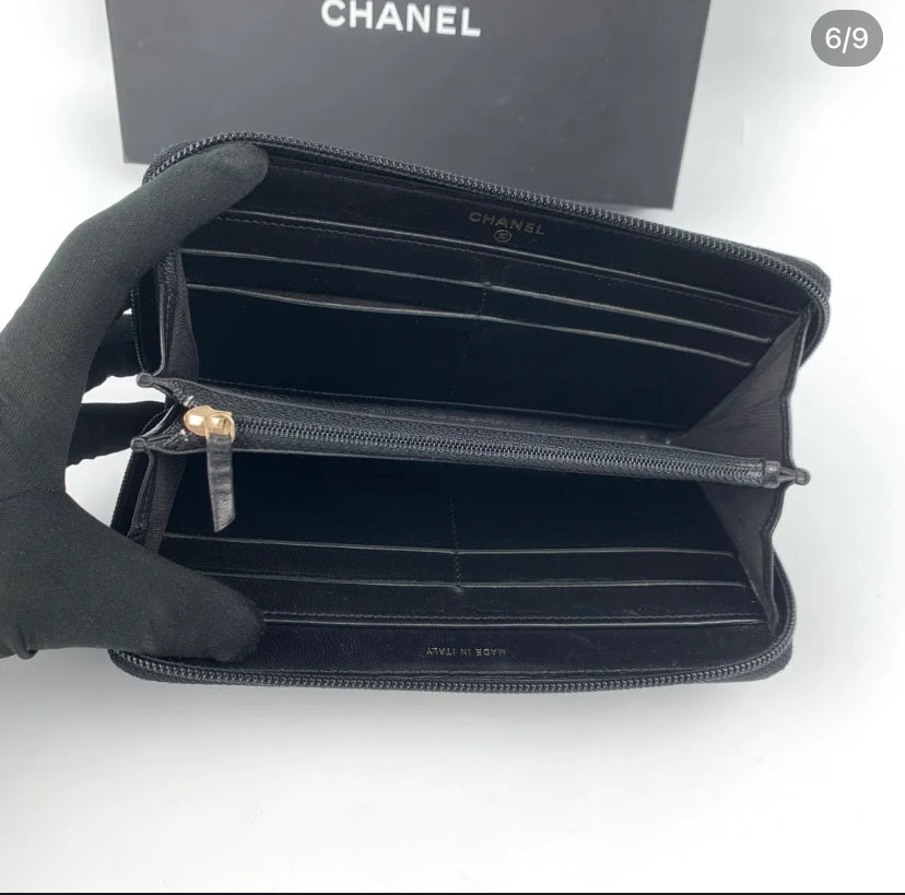 CHANEL Boy 拉鍊長夾 🉐49980 🏷️