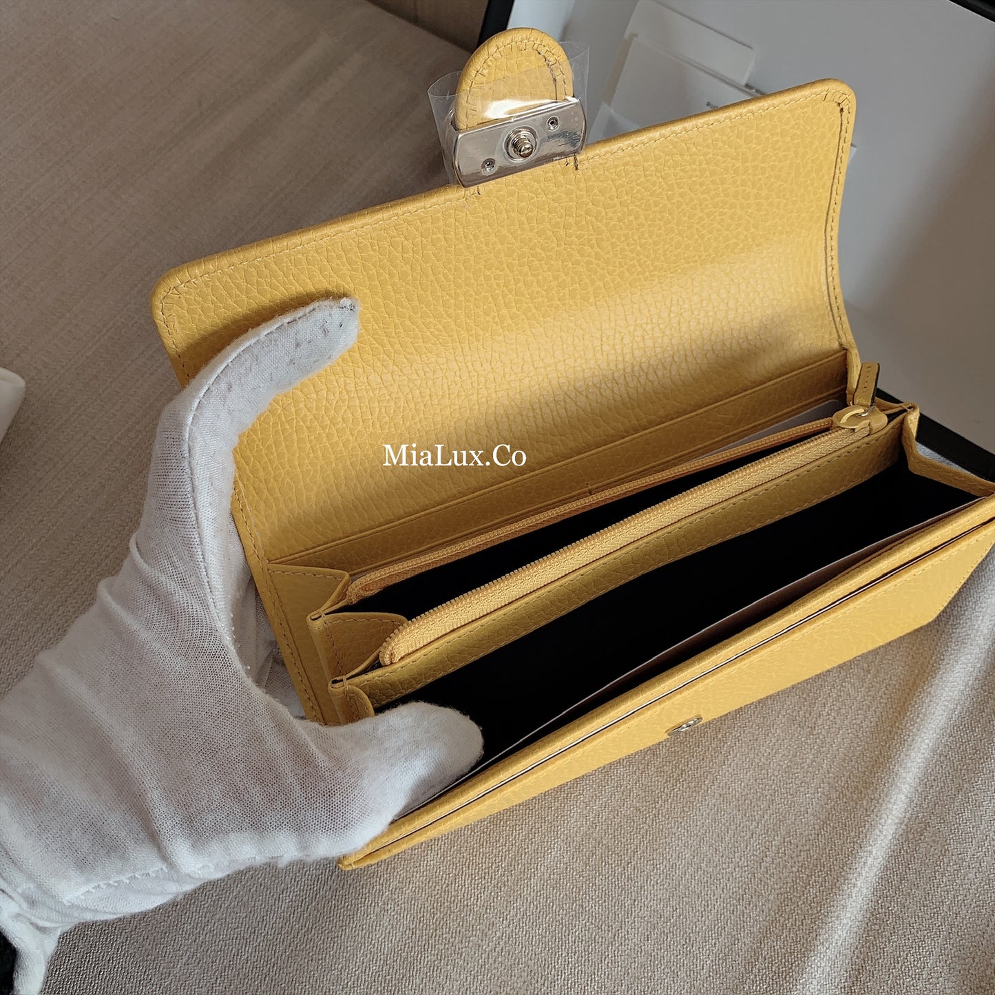 *@Gucci▪️Interlocking 雙G銀扣翻蓋長夾/P270 🔔限時折🉐13150