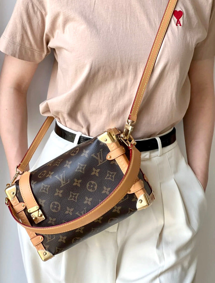 LV Side Trunk MM 軟盒子包/2880✨🉐119080