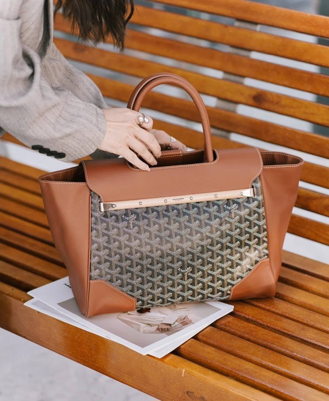 Goyard Saigon Tote 新爆款兩用西貢包/4080E4650🍀🉐187000🇪🇺