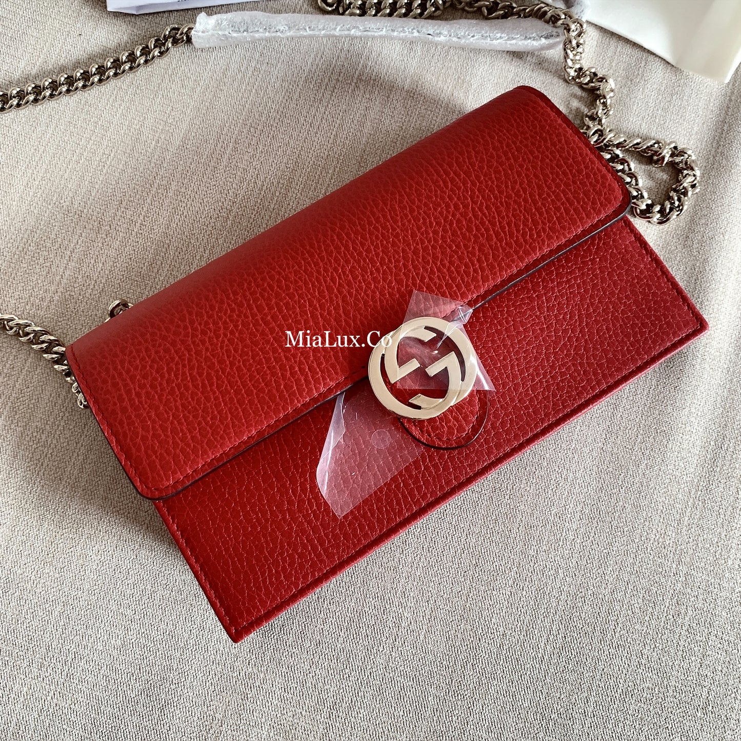 *@Gucci▪️GG WOC 雙G銀扣WOC包/P435 🔔限時折🉐20580