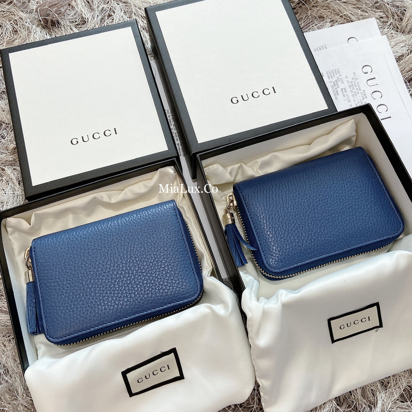 *@Gucci Soho Wallet 浮雕拉鍊短夾/P230