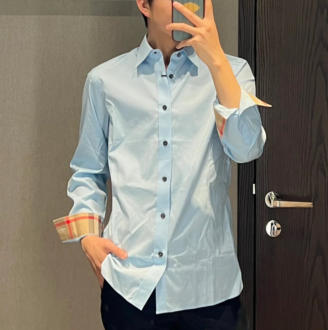 @Burberry Cambridge 男生款內格領襯衫上衣/380P175 🔥折上七折🉐7010