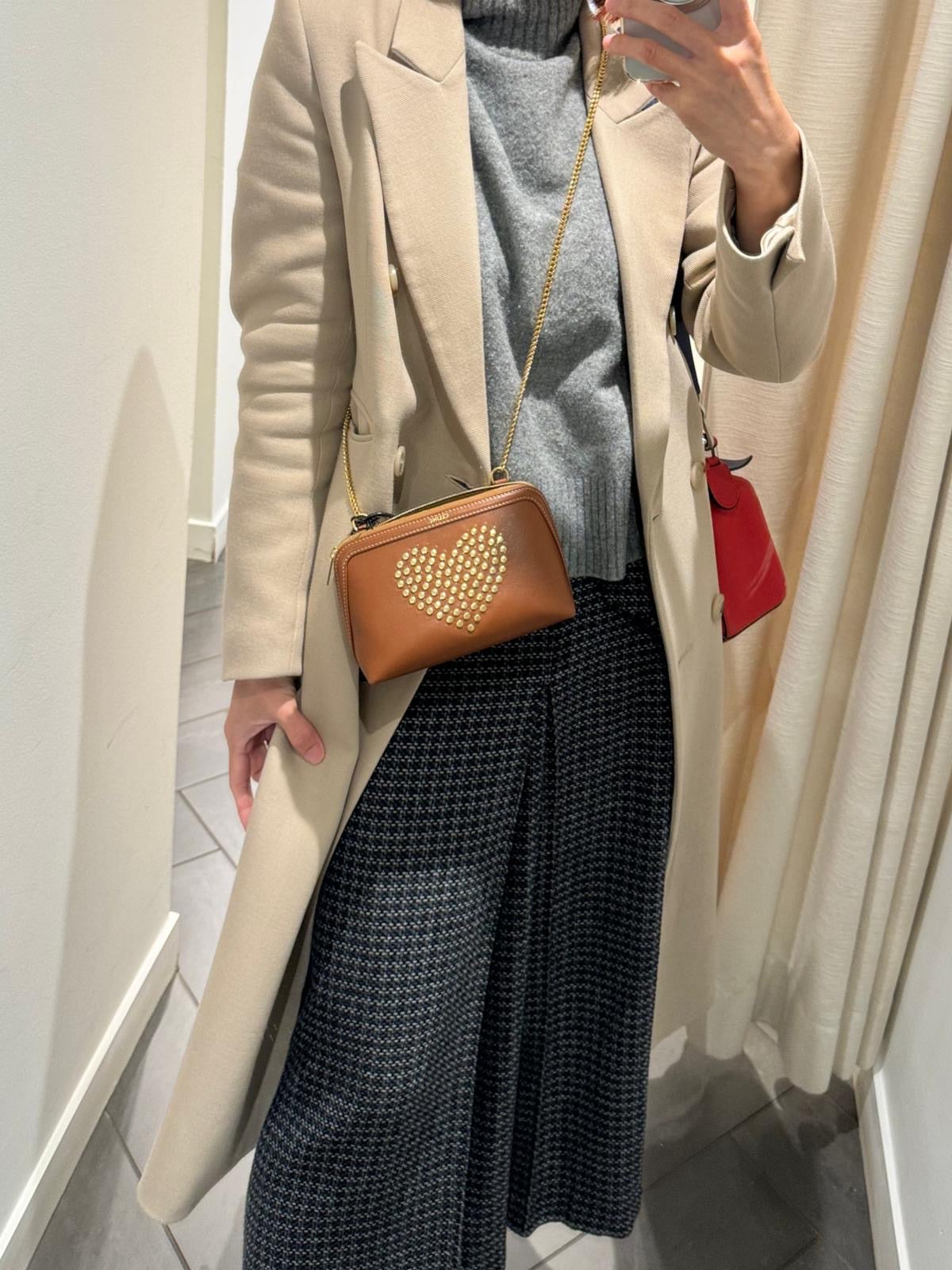 @Celine Clutch 愛心牛皮鏈包/970P631 🔔限時折🉐29200