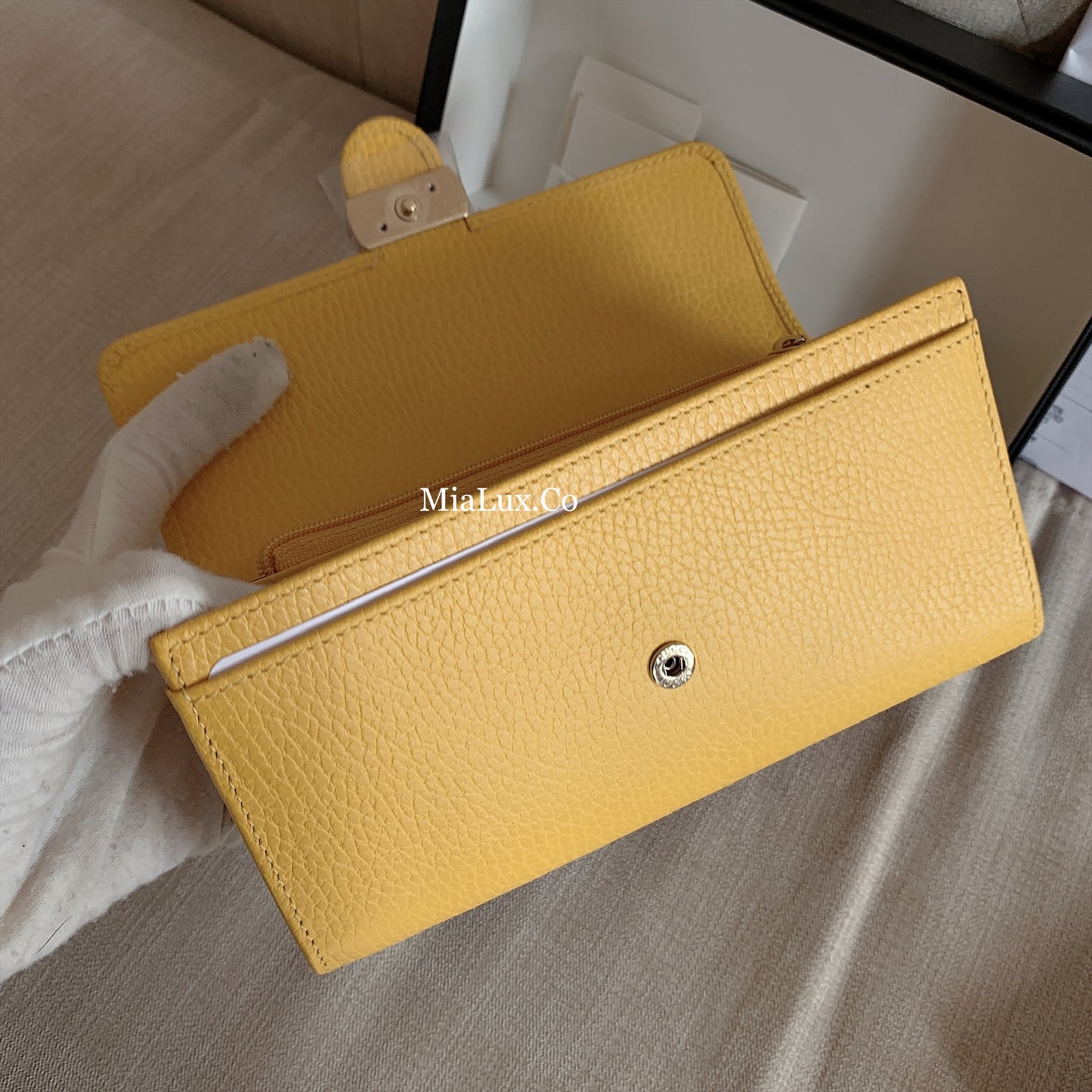 *@Gucci▪️Interlocking 雙G銀扣翻蓋長夾/P270 🔔限時折🉐13150