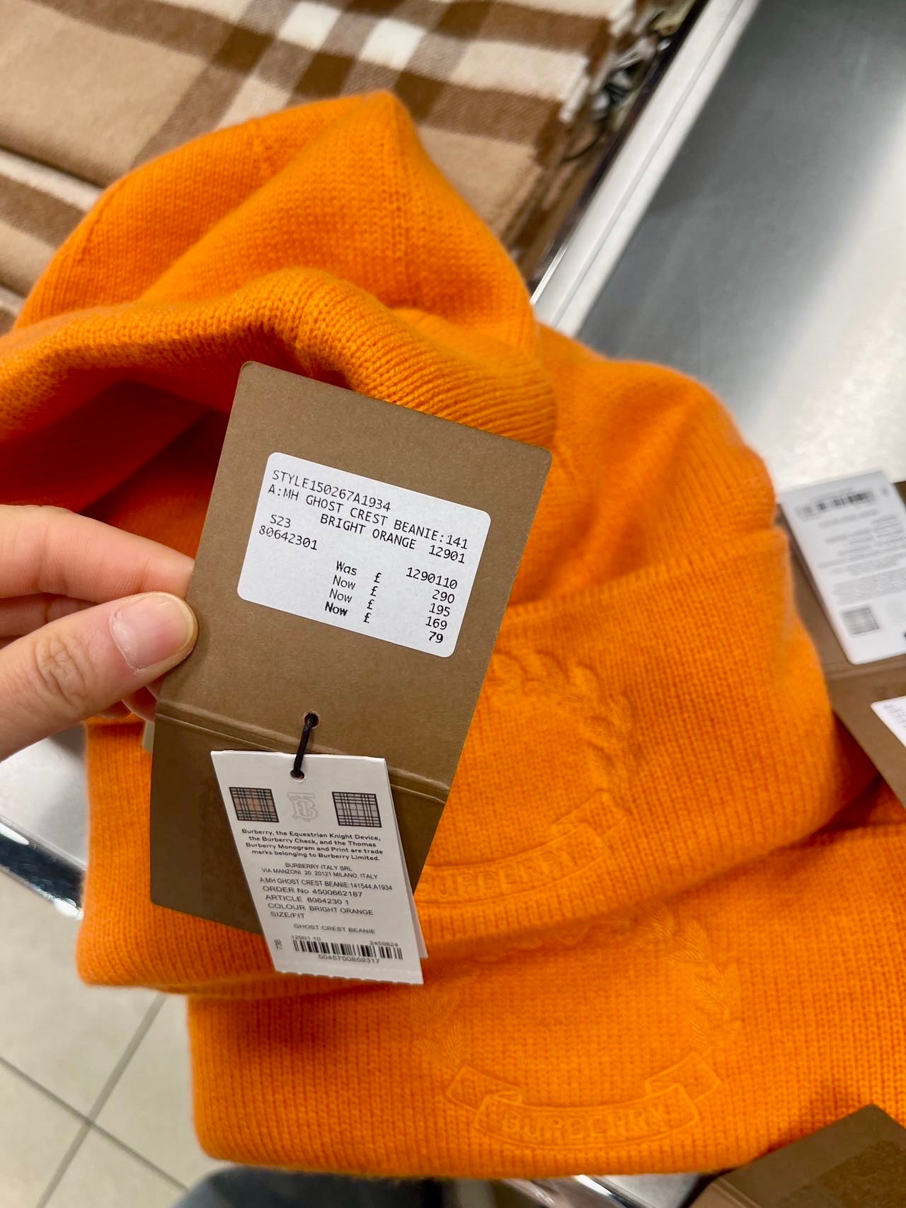 @Burberry 毛帽/250P79 🔥下殺🉐5060