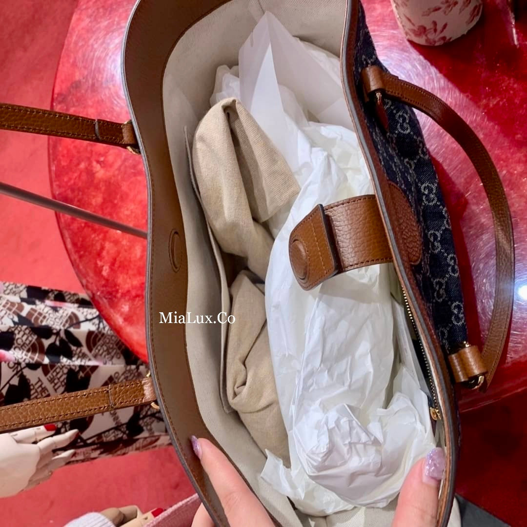 *@Gucci▪️Denim Ophidia 牛仔托特包/P850