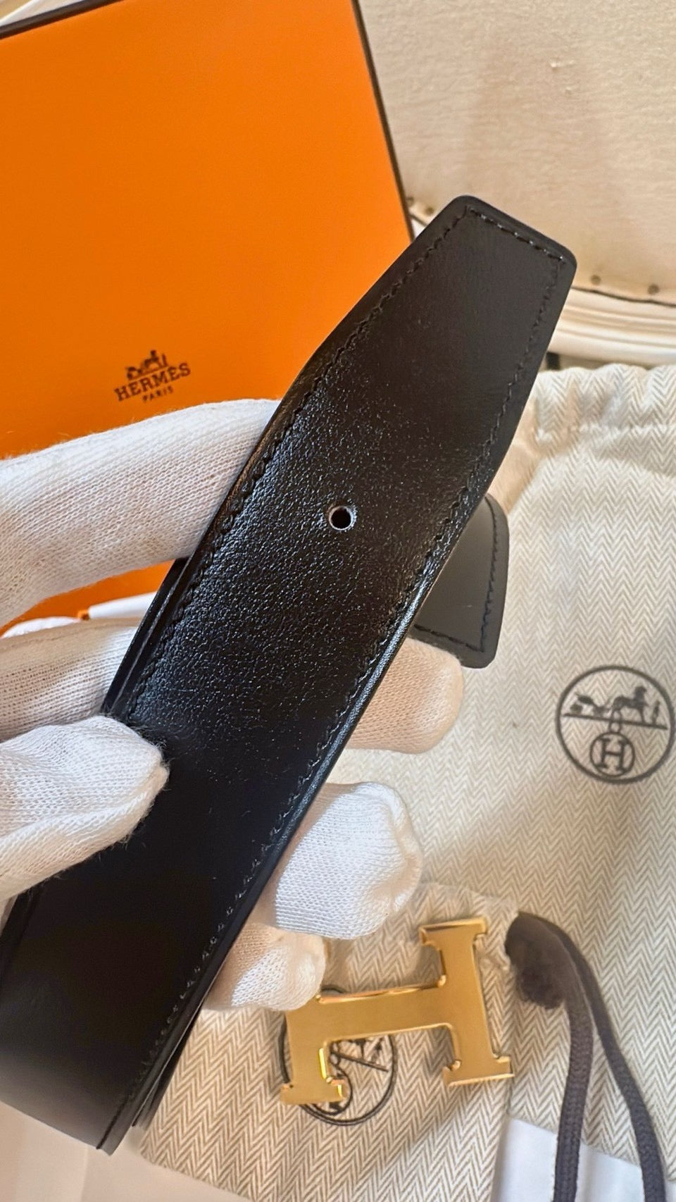 *現貨*Hermes Belt 女款雙面H-32mm皮帶Epson皮 P23900 /T35000