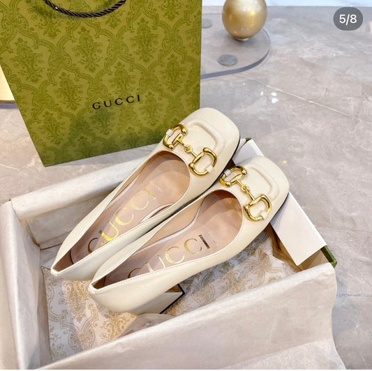 @Gucci Baby 馬銜扣高跟鞋/715P360 🔔限時折🉐17000