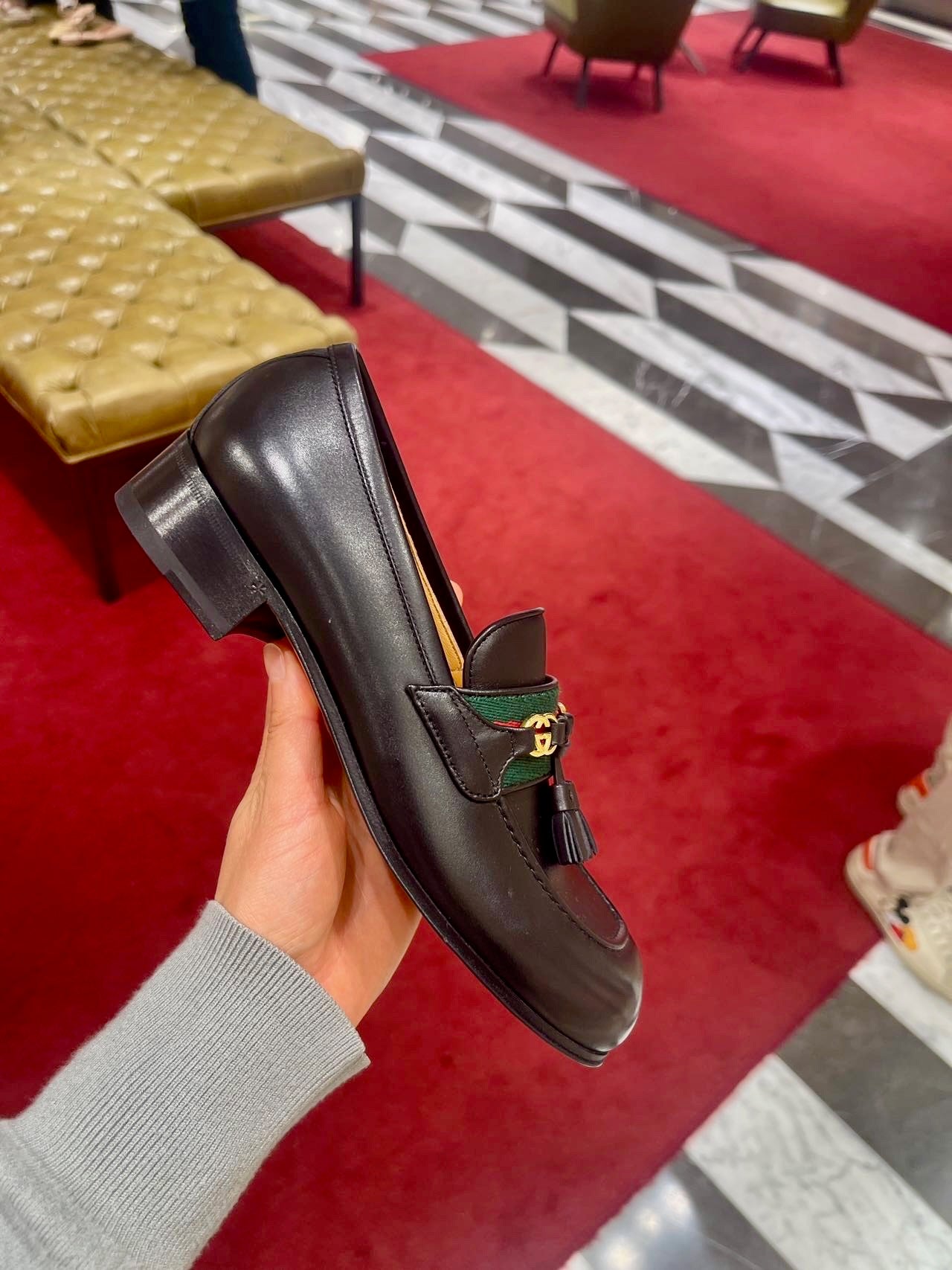 @Gucci Paride 女款樂福鞋/865P435 🔔限時折🉐20380