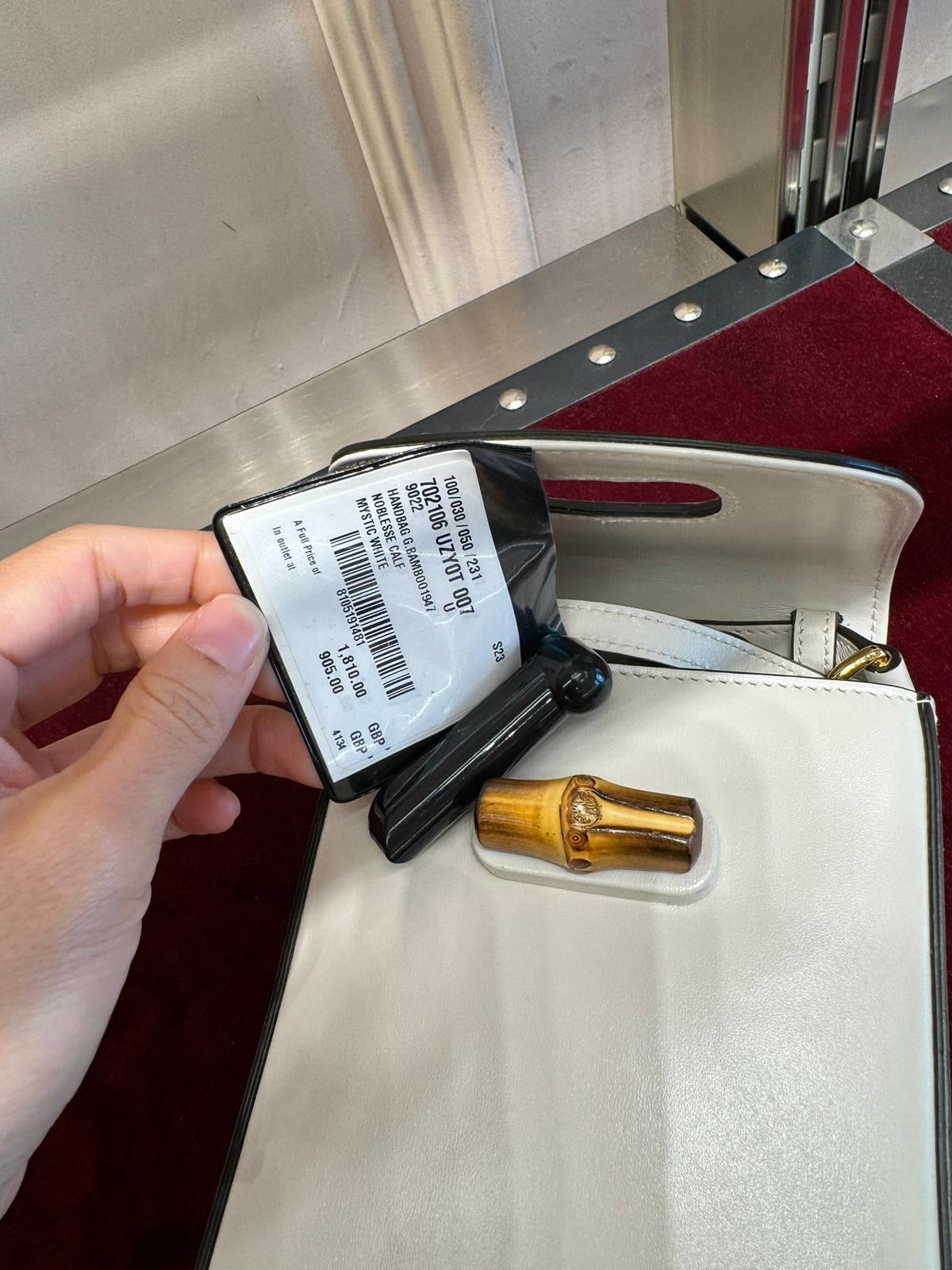 @Gucci G.Bomboo 竹節手機包/1810P905 🔔限時折🉐41530