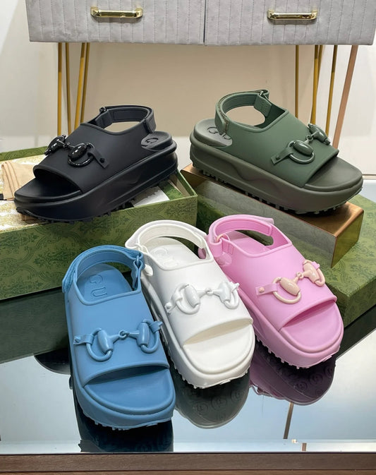 @Gucci Miami 果凍馬銜涼鞋/545P275 🔔限時折🉐13180