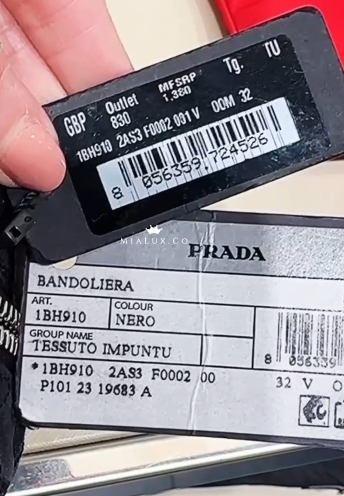 @Prada▪️Bauletto 小款菱格縫線鏈包/830🔔限時折🉐38350