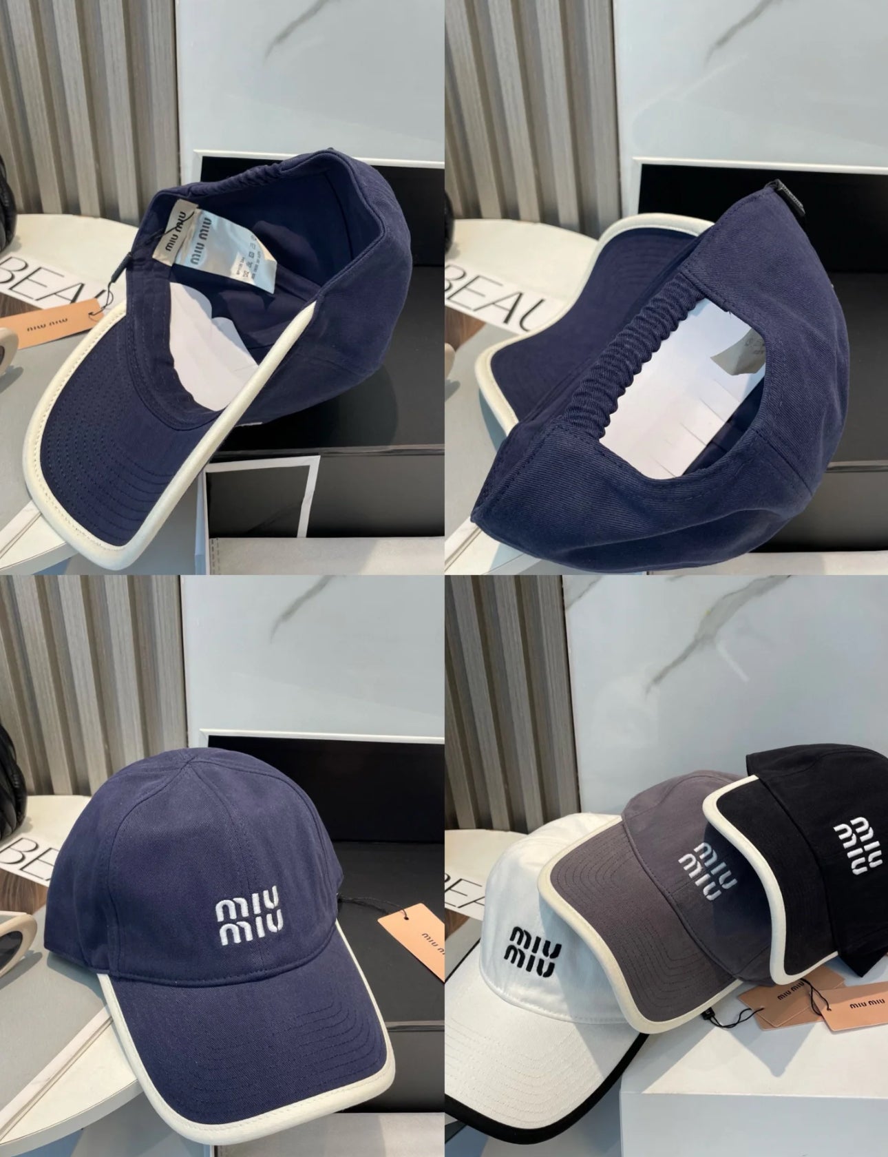 @MiuMiu Outlet Cap Logo棒球帽 🉐11990