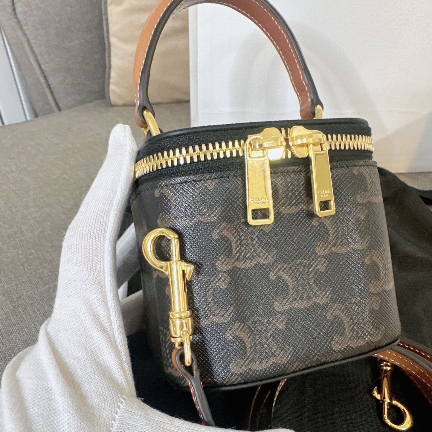 *現貨*Celine▪️Vanity Mini 老花化妝包 P29000 /T41000