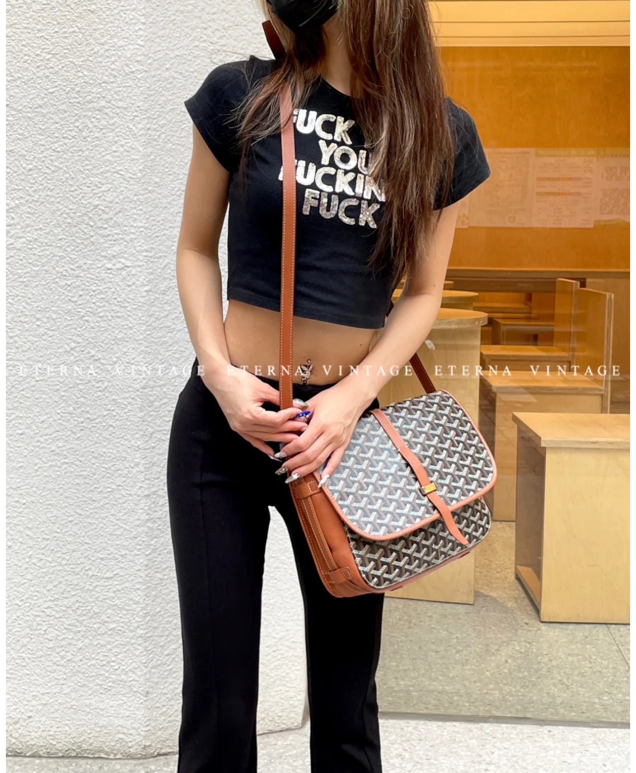 Goyard Belvedere MM 馬鞍郵差包/2195E2560 🍀🉐103400🇪🇺