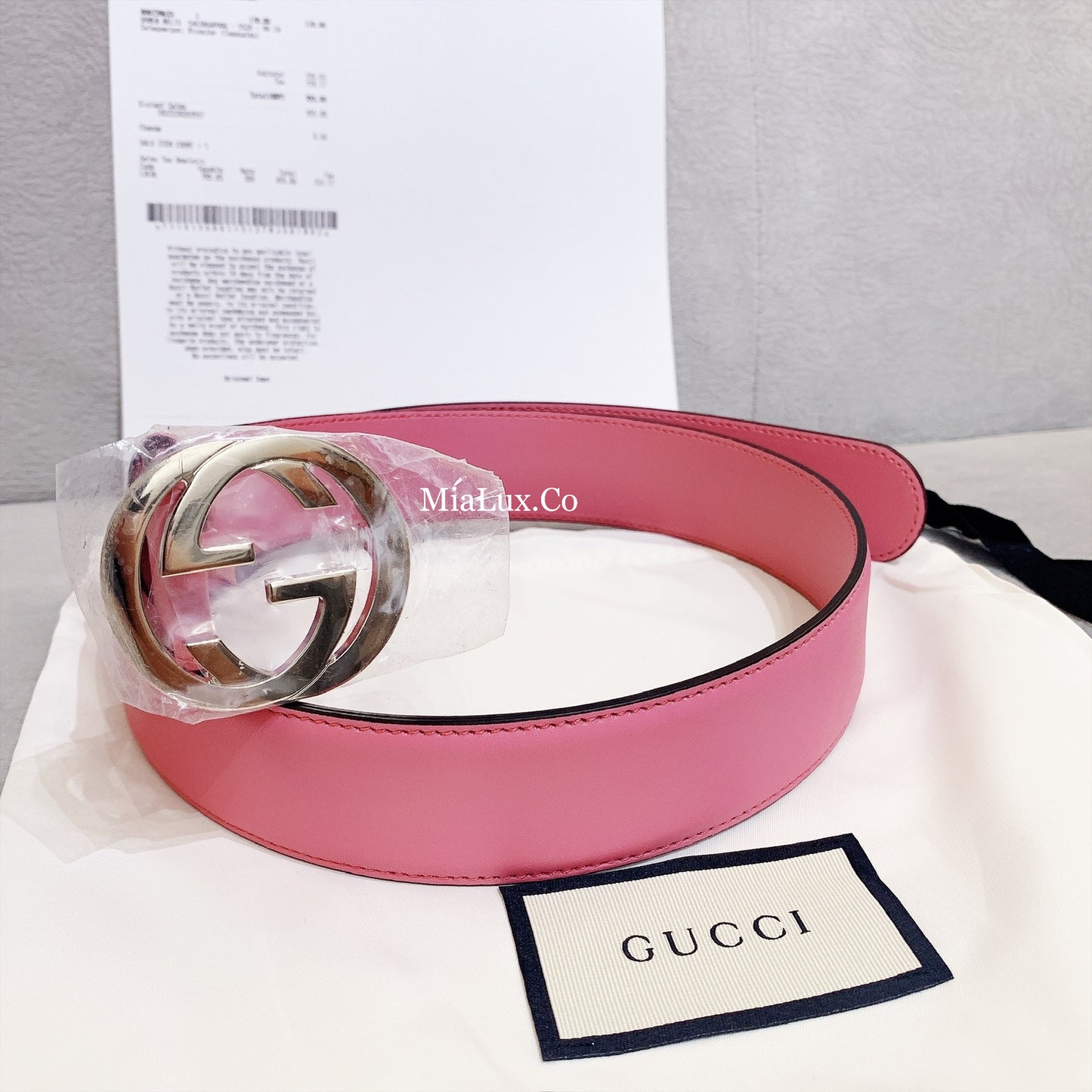 @Gucci▪️Calfskin Belt 女款正反同色皮帶/P230 🔔限時折🉐11350