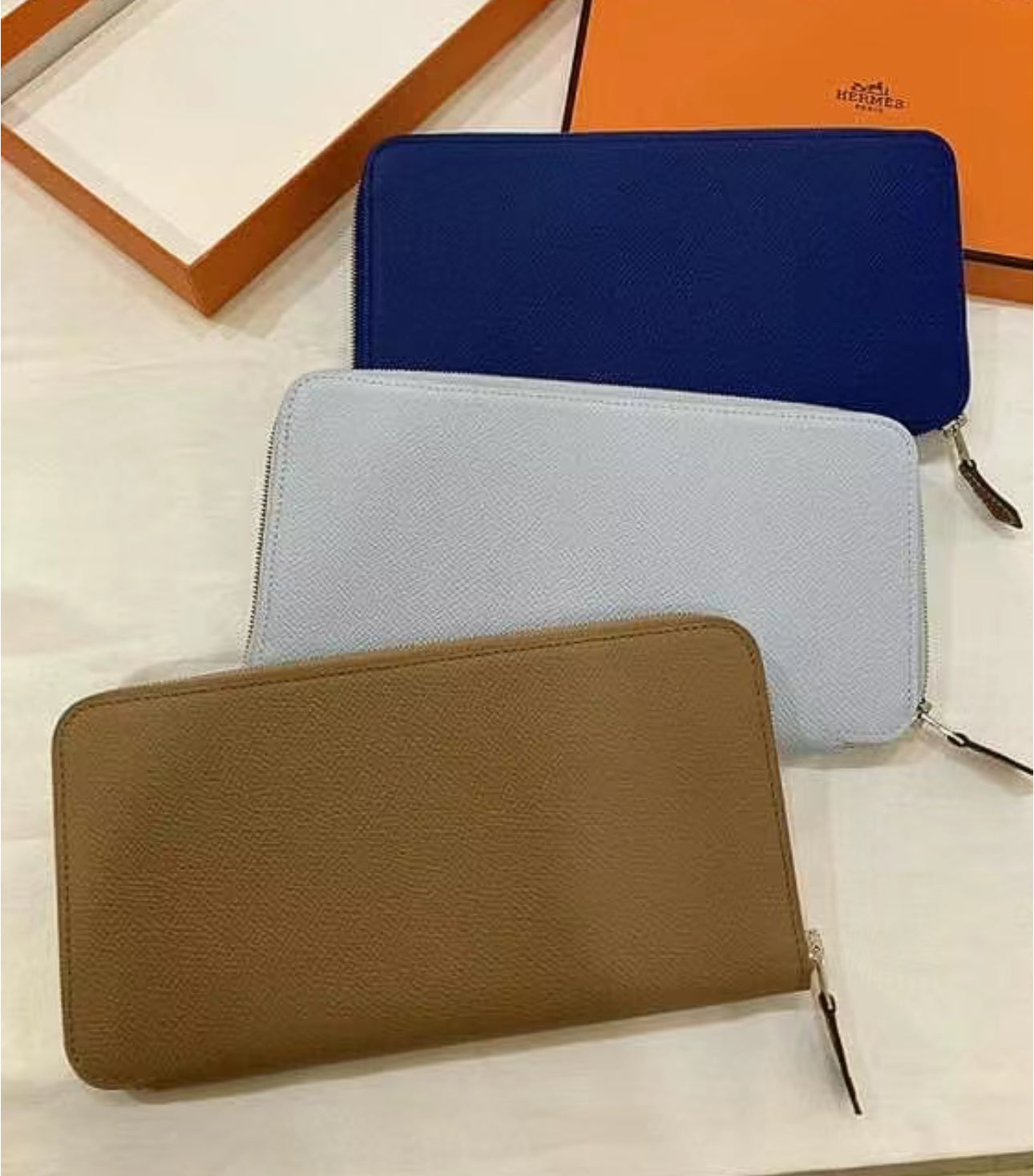 Hermes Silk'In Classique Long 絲巾長夾/1320 ✨🉐55120