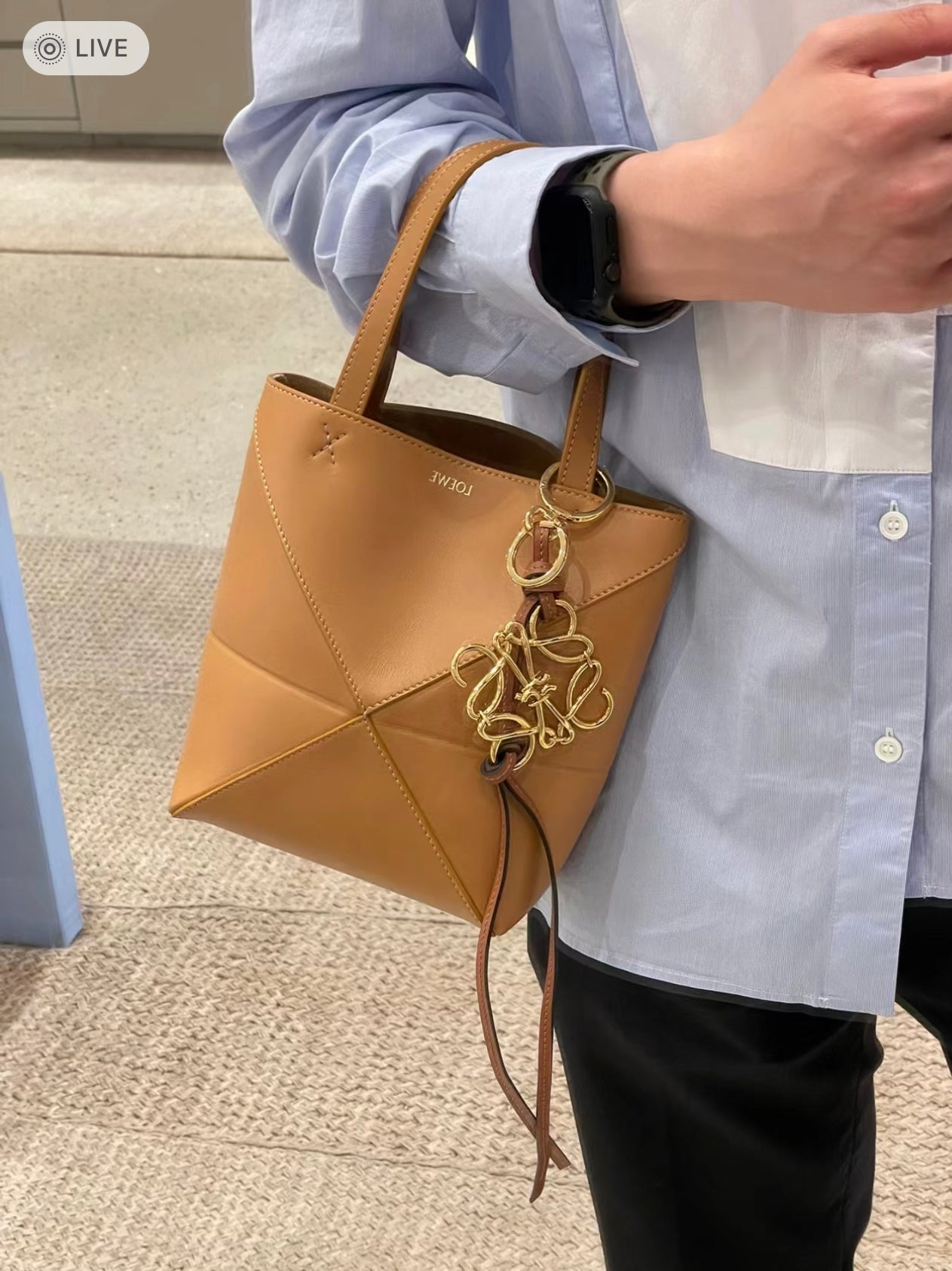 Loewe▪️Puzzle Fold Tote Mini 單色拼圖折疊包/1250