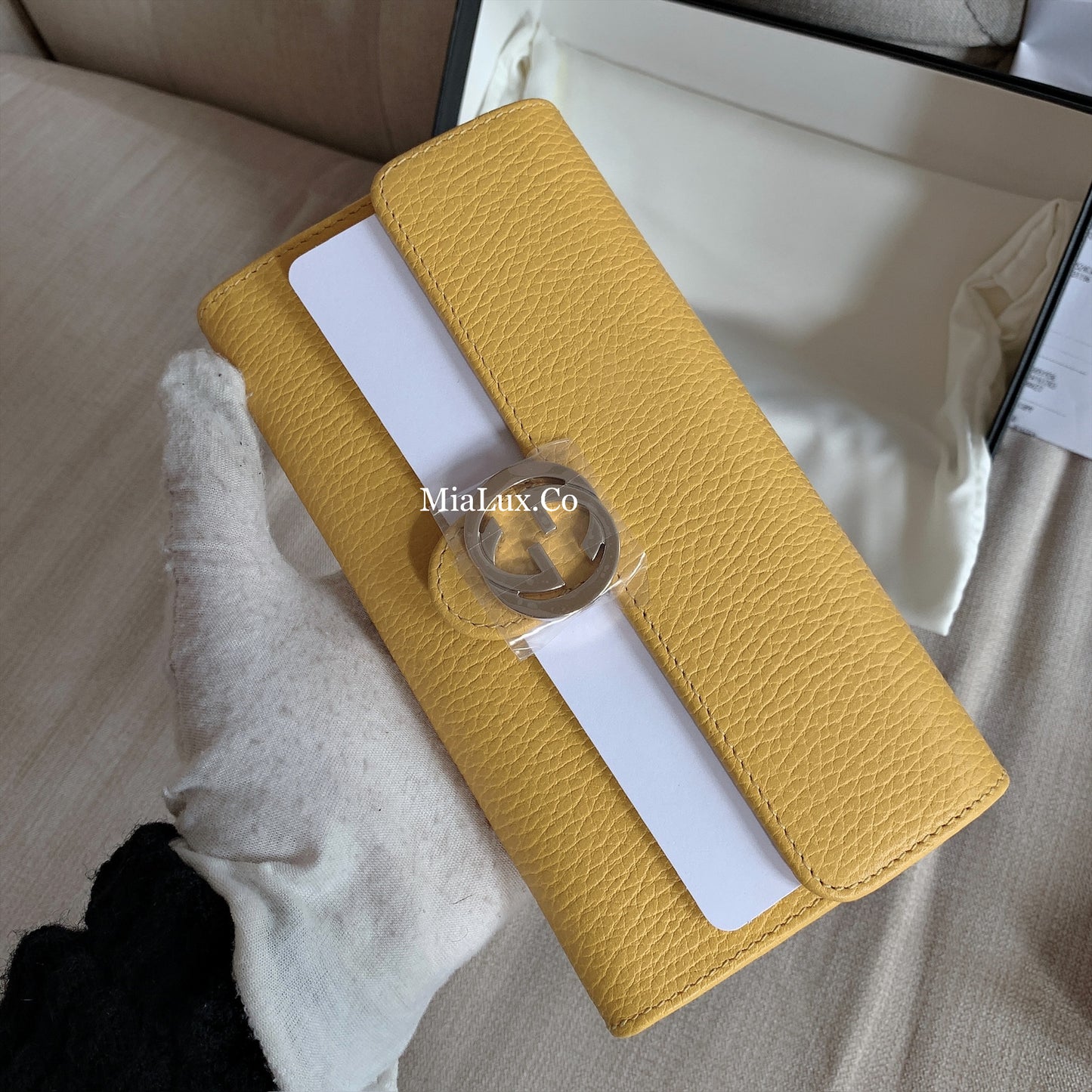 *@Gucci▪️Interlocking 雙G銀扣翻蓋長夾/P270 🔔限時折🉐13150