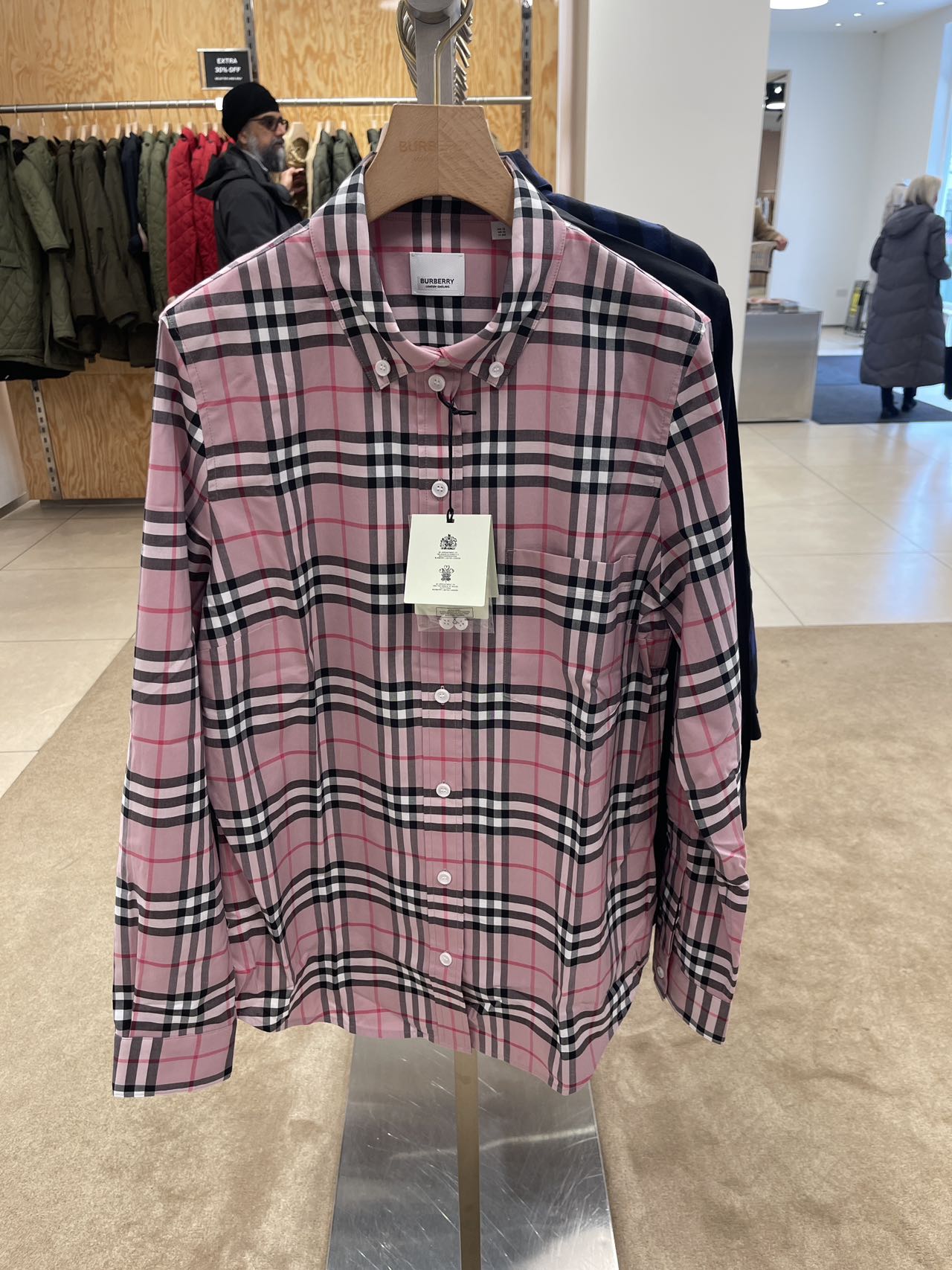 @Burberry 女款襯衫上衣-粉色/490P180 🔥折上六折🉐6360