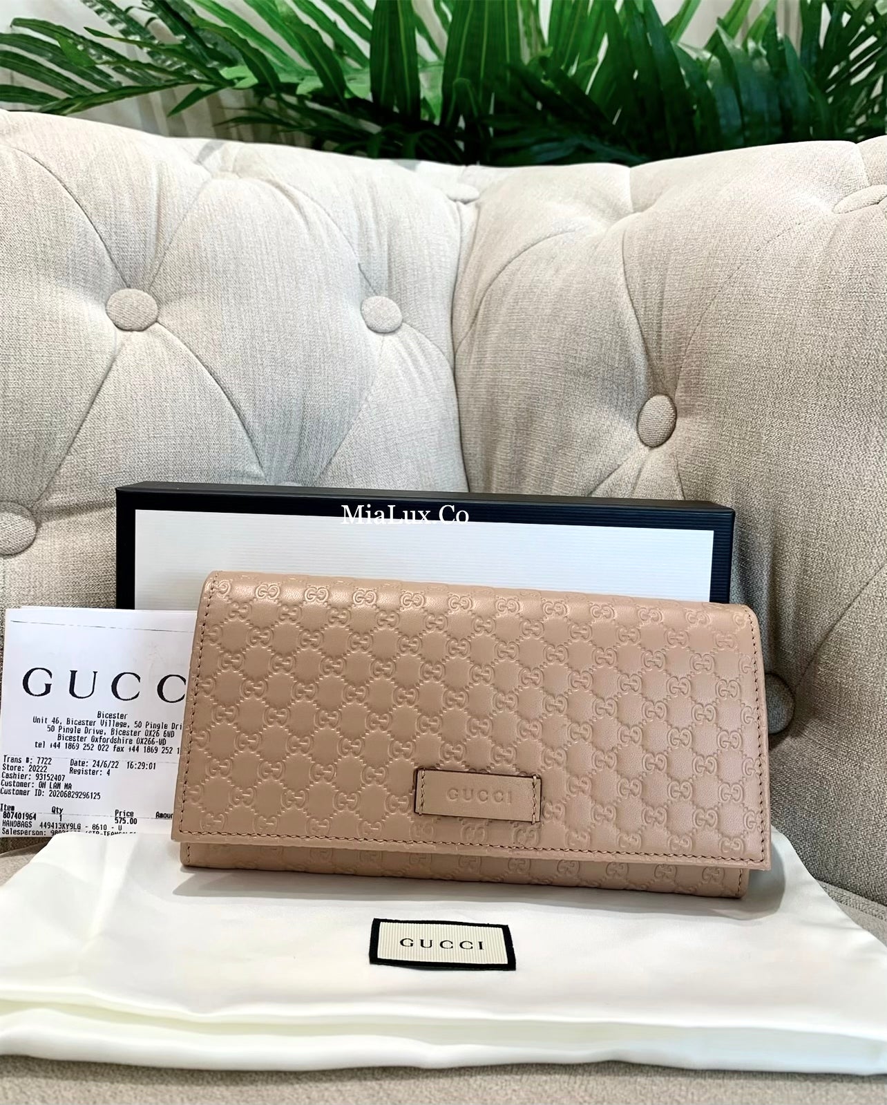 @Gucci▪️Embossed 壓紋翻蓋長夾/540P245 🔔限時折🉐11830