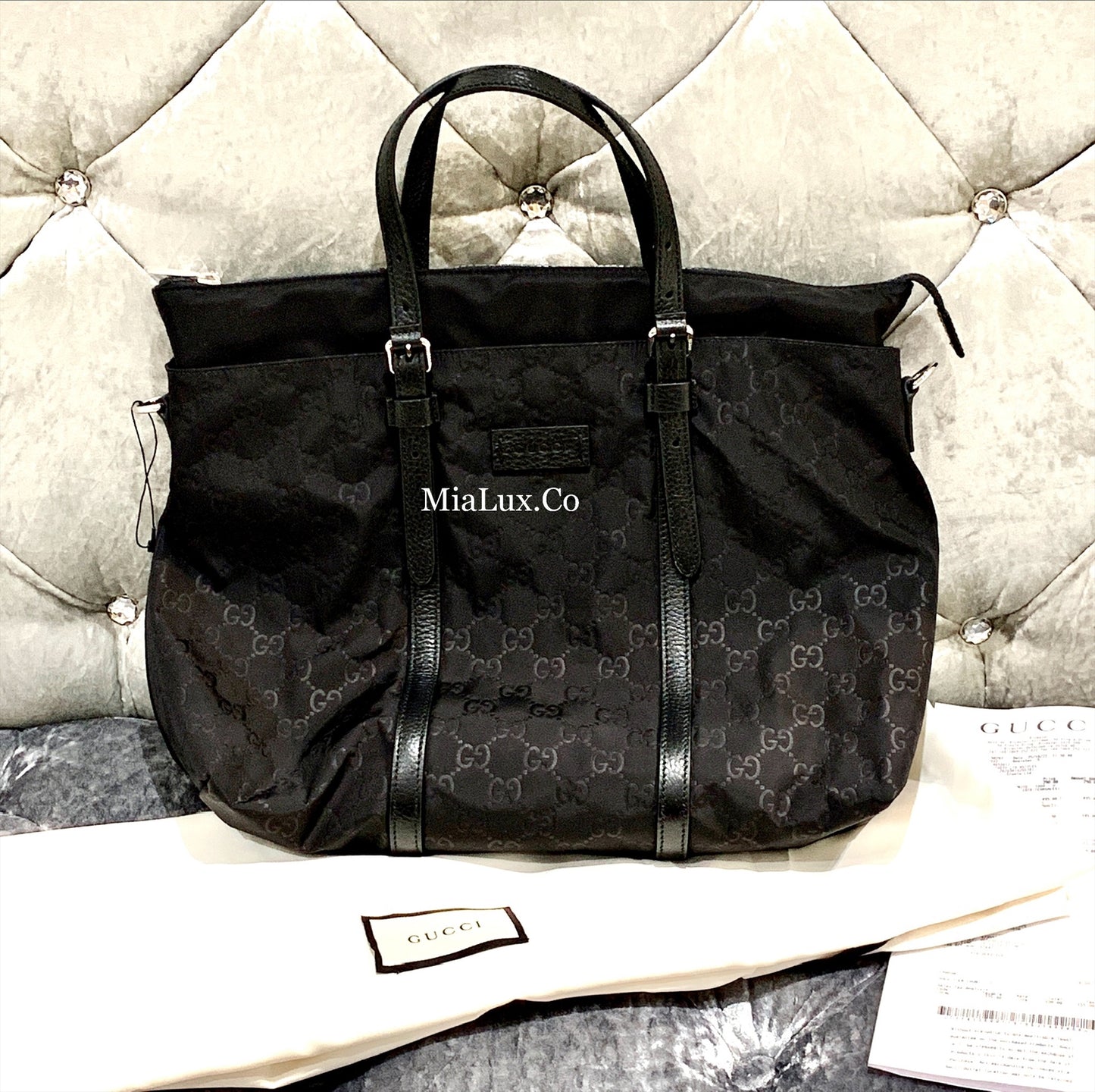 *@Gucci Nylon Tote 尼龍托特包/P495