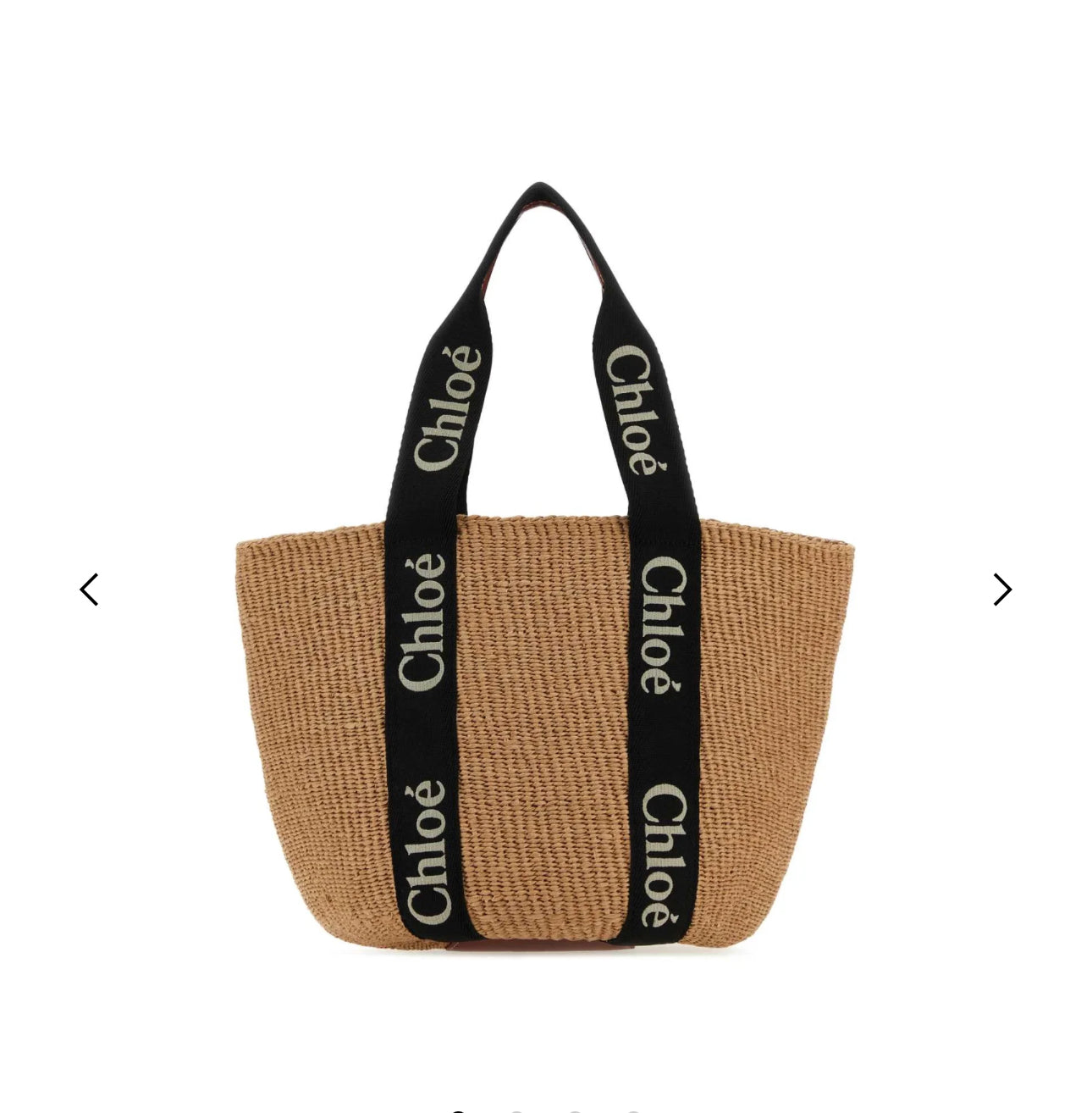 Chloe✨ LARGE WOODY BASKET大款Woody草編包-新色黑* £550 c489