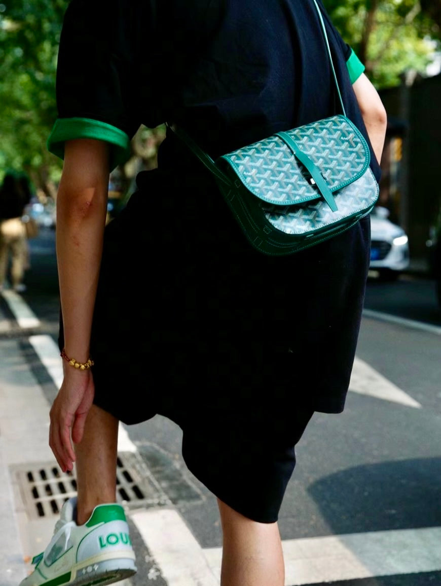 Goyard▪️Belvedere PM 馬鞍郵差包/2020E2300 🍀🉐93000🇪🇺