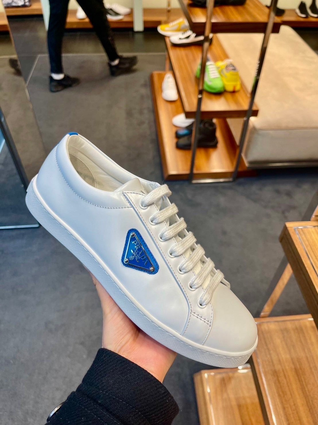 @Prada Trainer 男女款三角標鞋/650P330 🔔限時折🉐15850