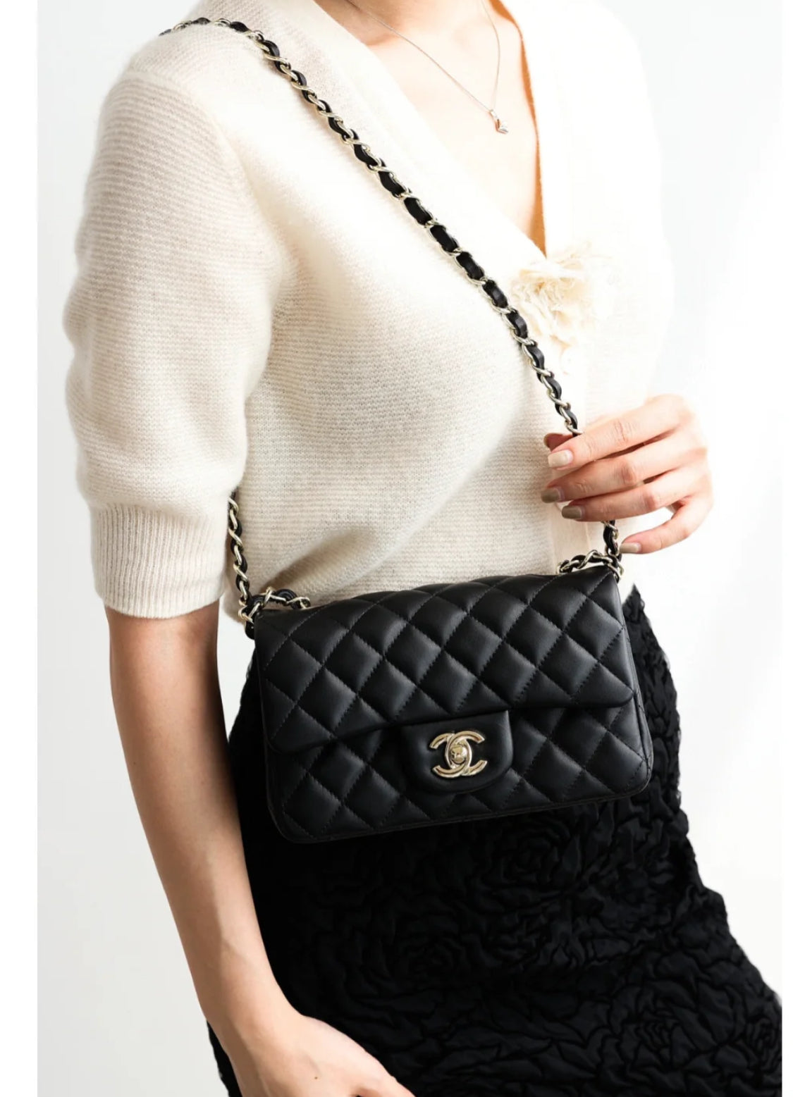 Chanel MINI CLASSIC HANDBAG CF大MINI鏈包/4250 🉐169800🏷️