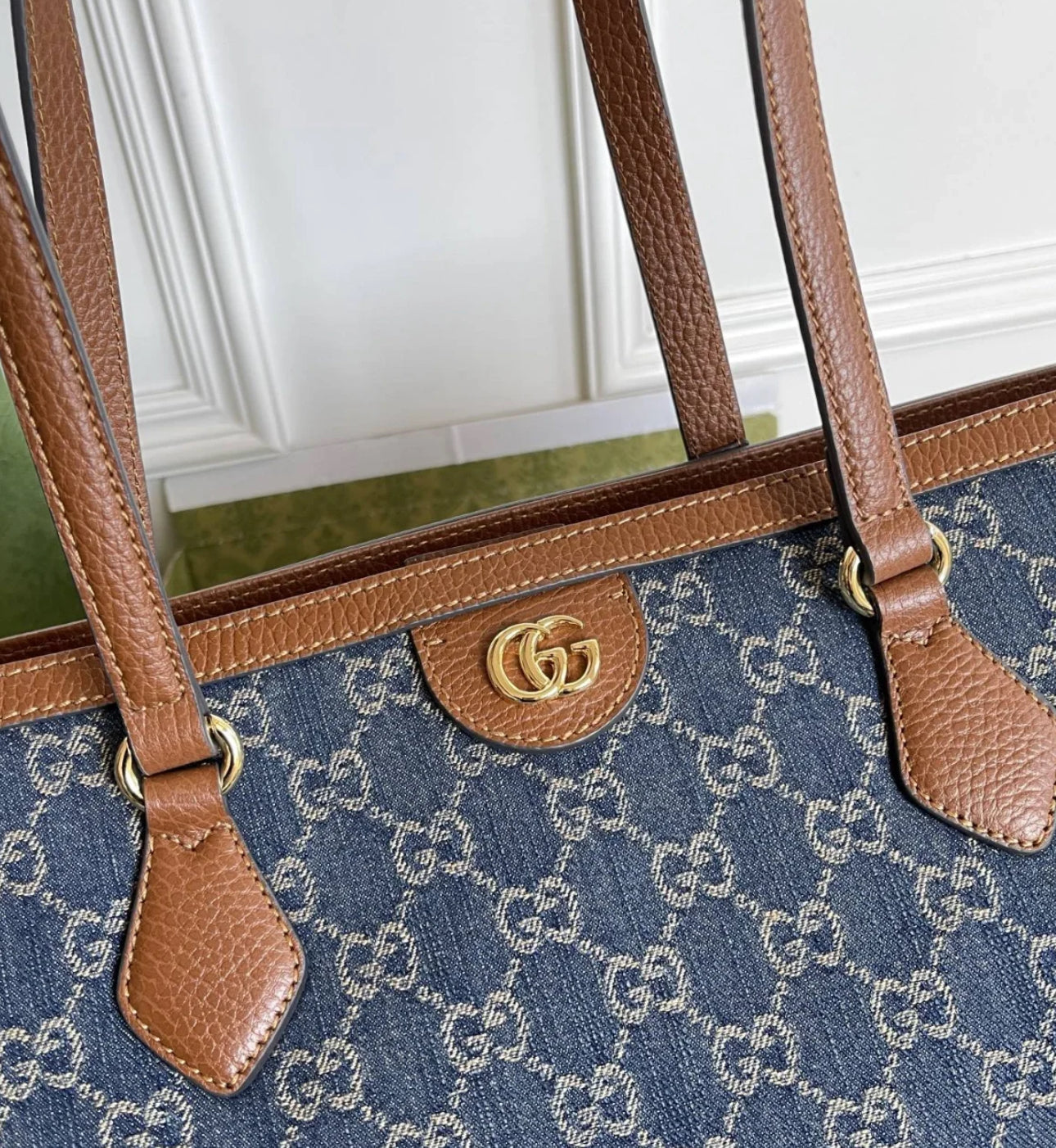 *@Gucci▪️Denim Ophidia 牛仔托特包/P850