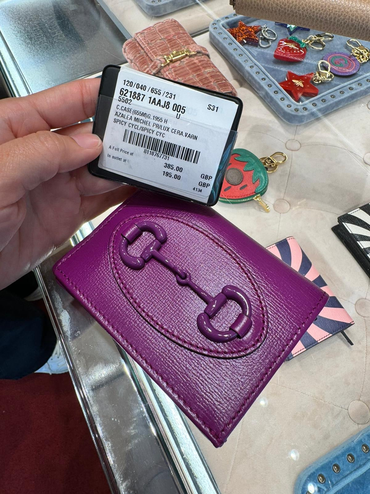 @Gucci 1955 馬銜扣短夾/385P195 🔔限時折🉐9580