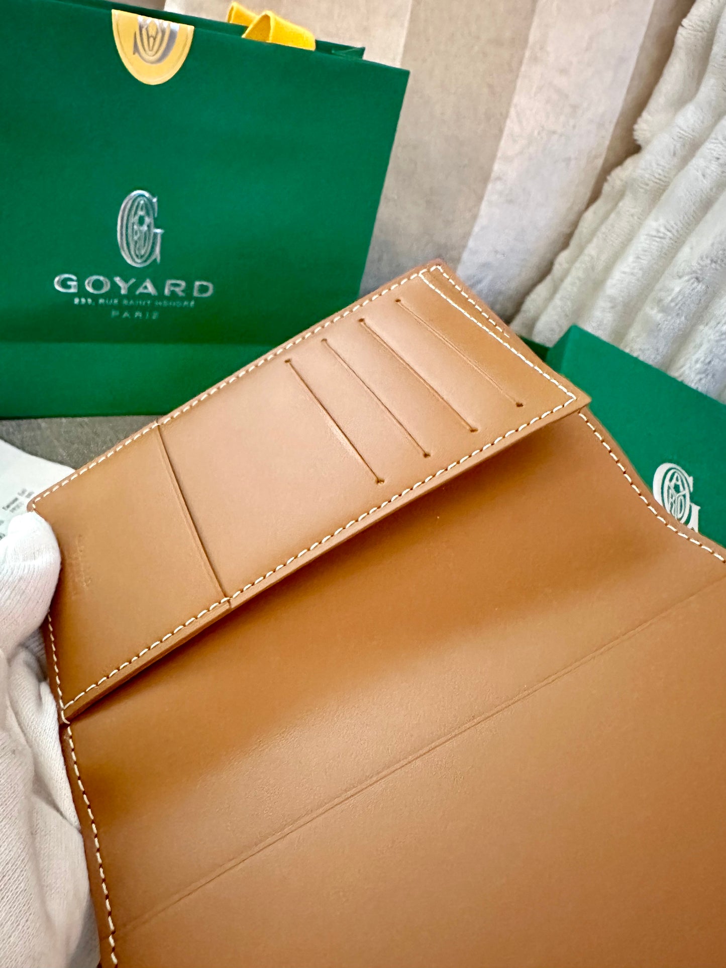 *現貨*Goyard Grenelle Passport Holder 黑棕護照夾 特價✨🉐26800